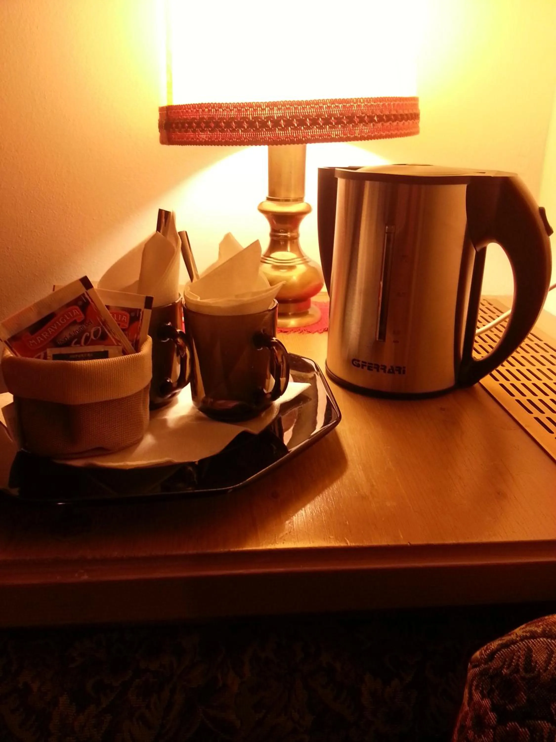 Coffee/tea facilities in Post Hotel Moena