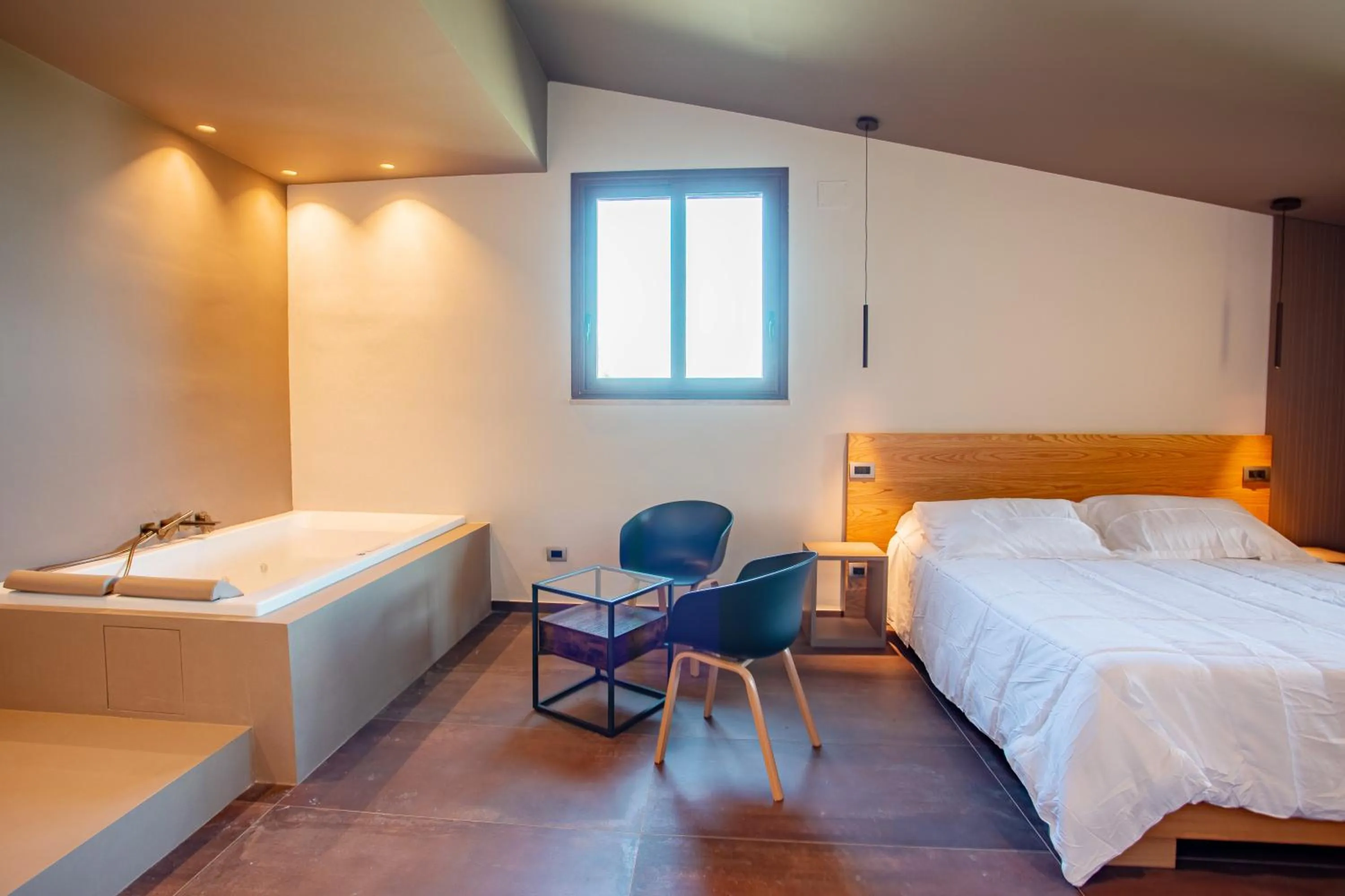 Seating area, Bed in Park Hotel Bellavista