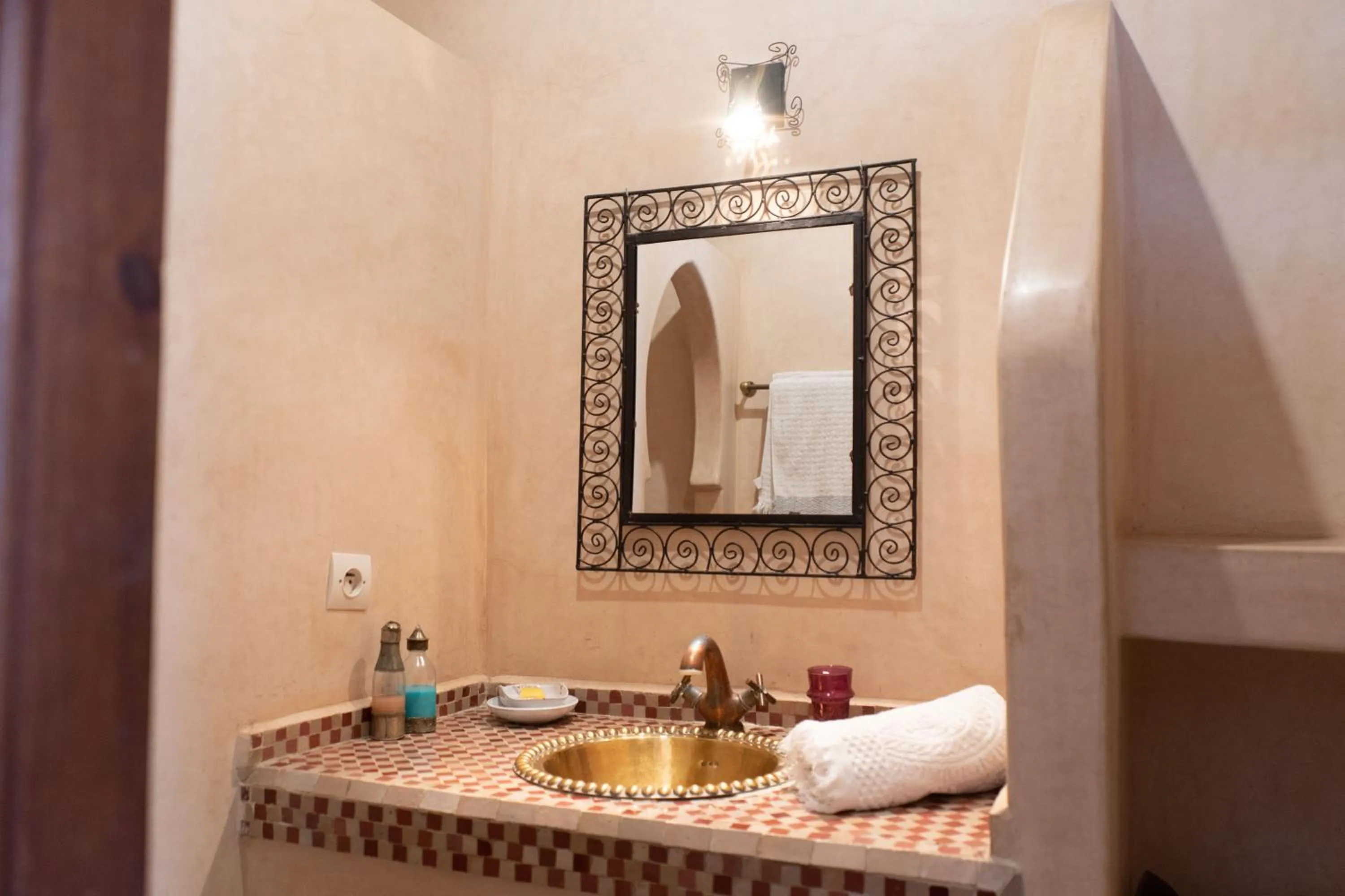 Bathroom in Riad Euphorbe