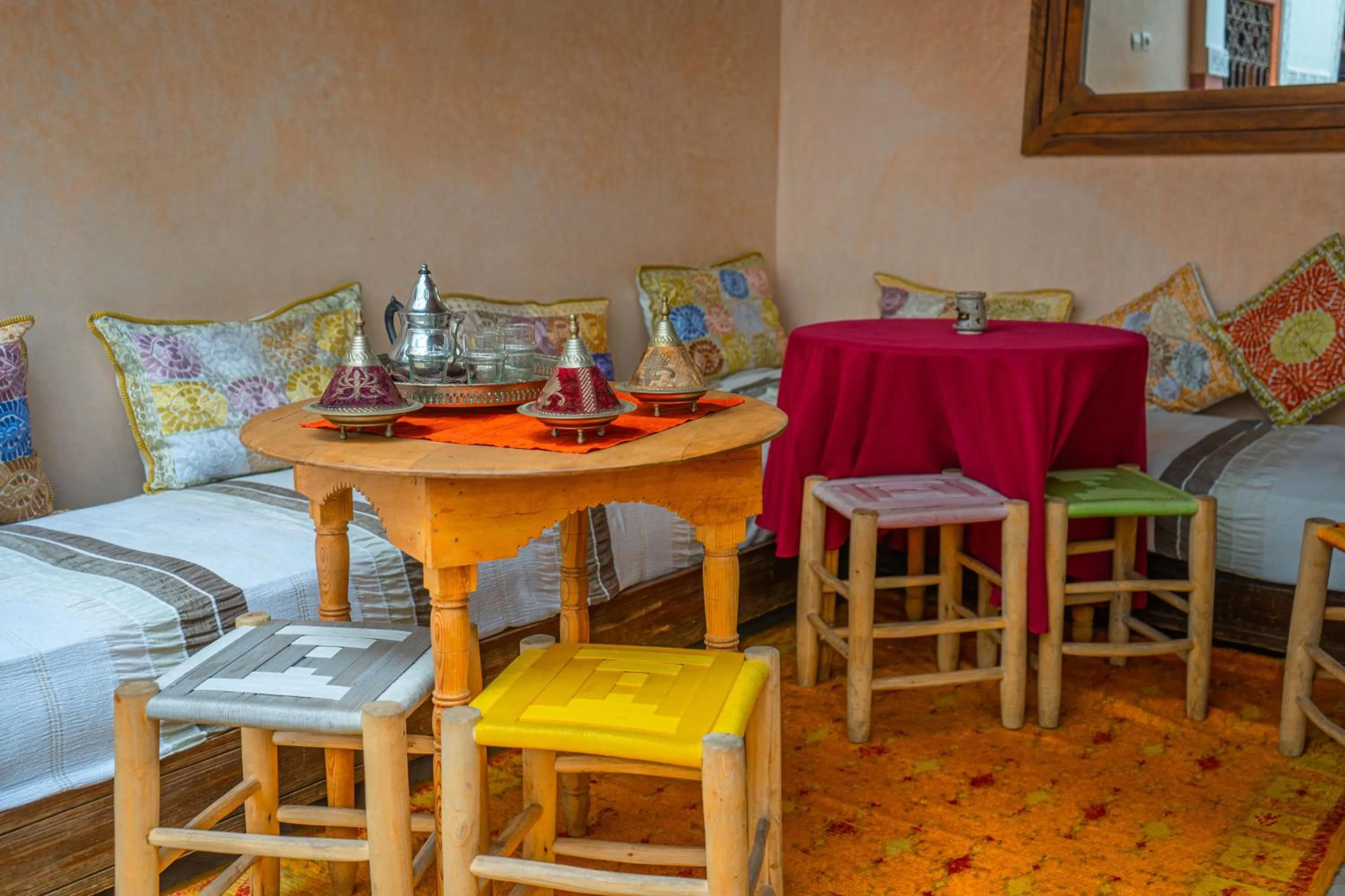 Living room in Riad Euphorbe