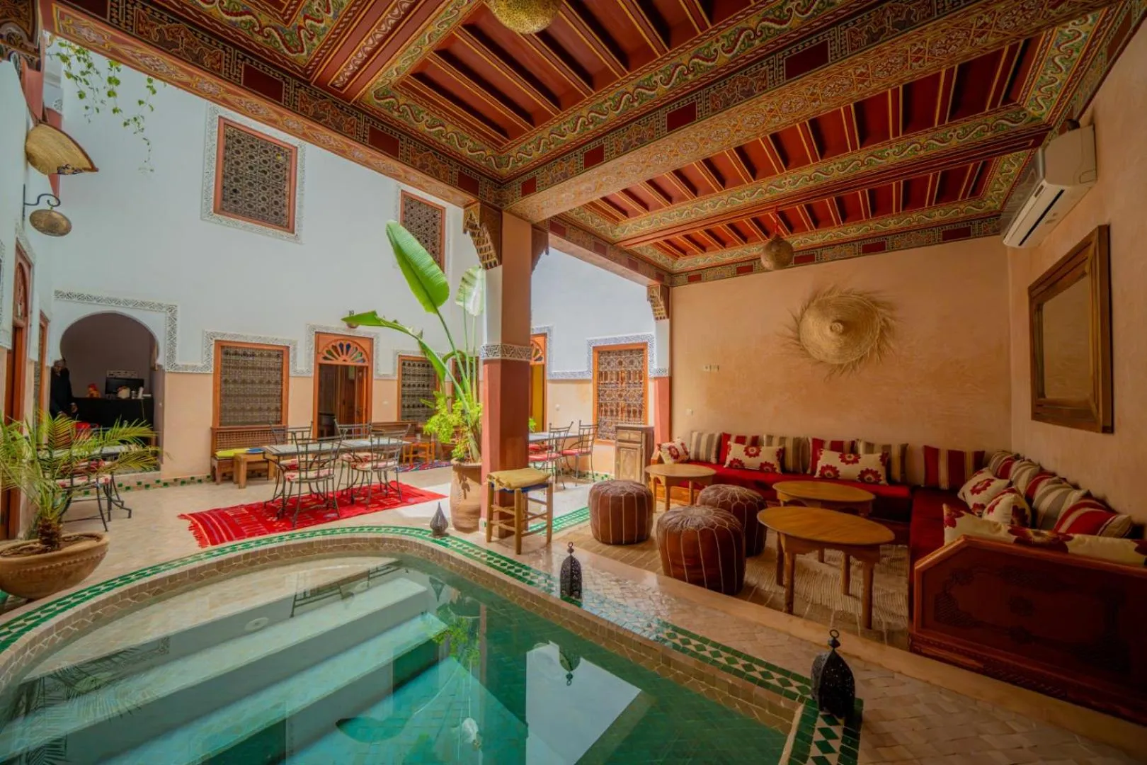 Living room in Riad Euphorbe