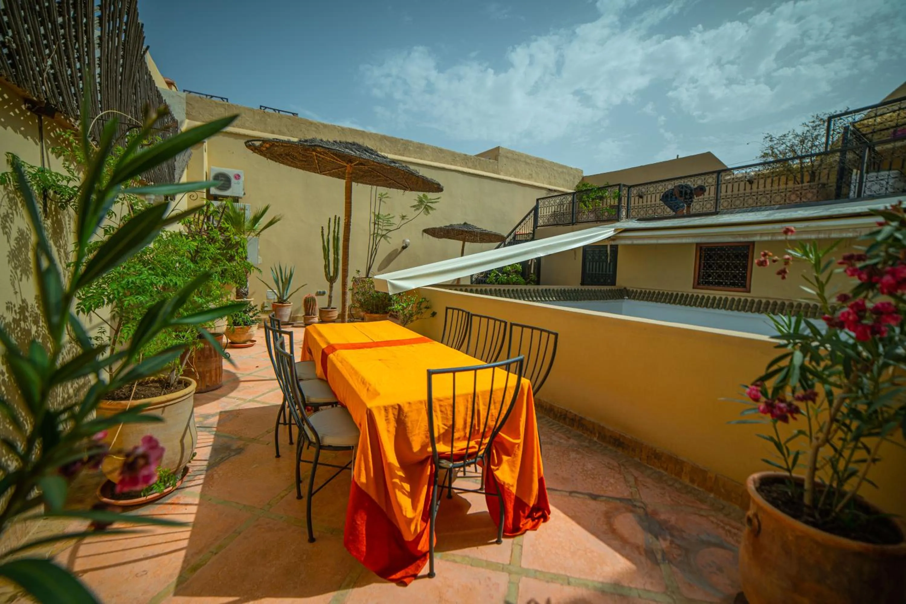 Balcony/Terrace in Riad Euphorbe