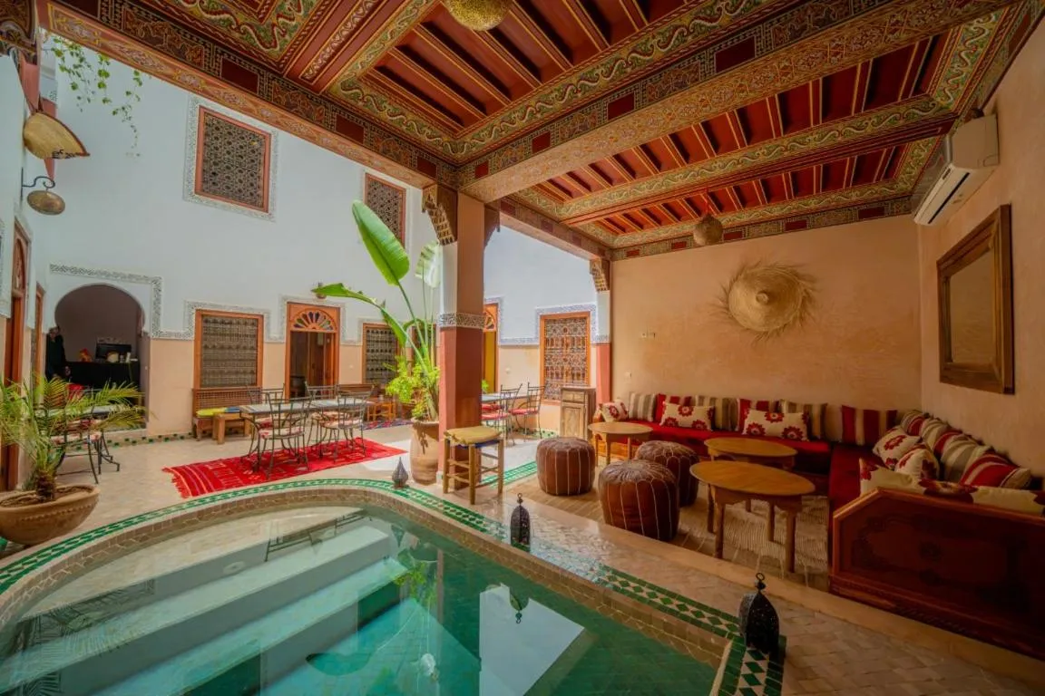 Living room in Riad Euphorbe