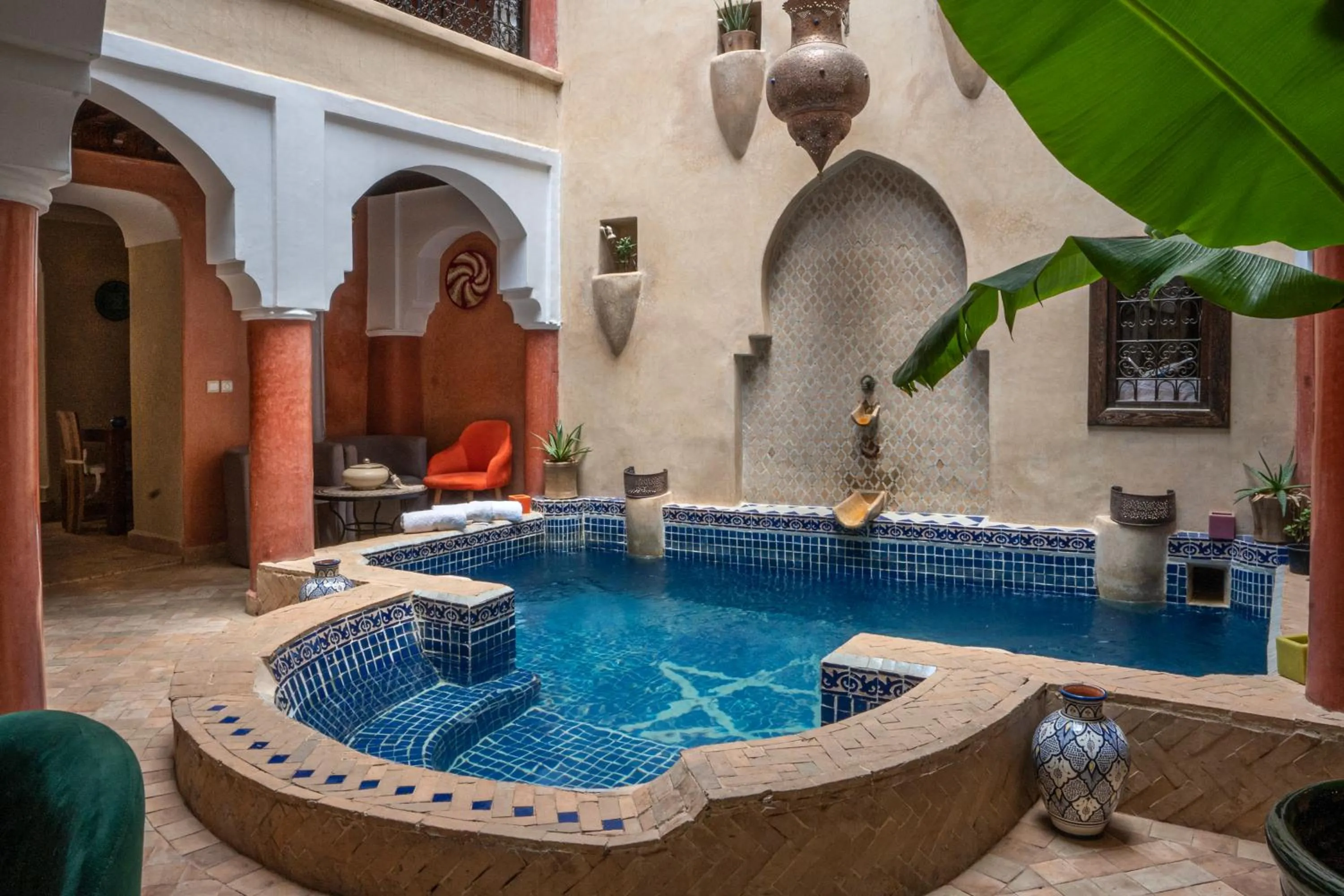 Swimming pool in Riad Le Plein Sud