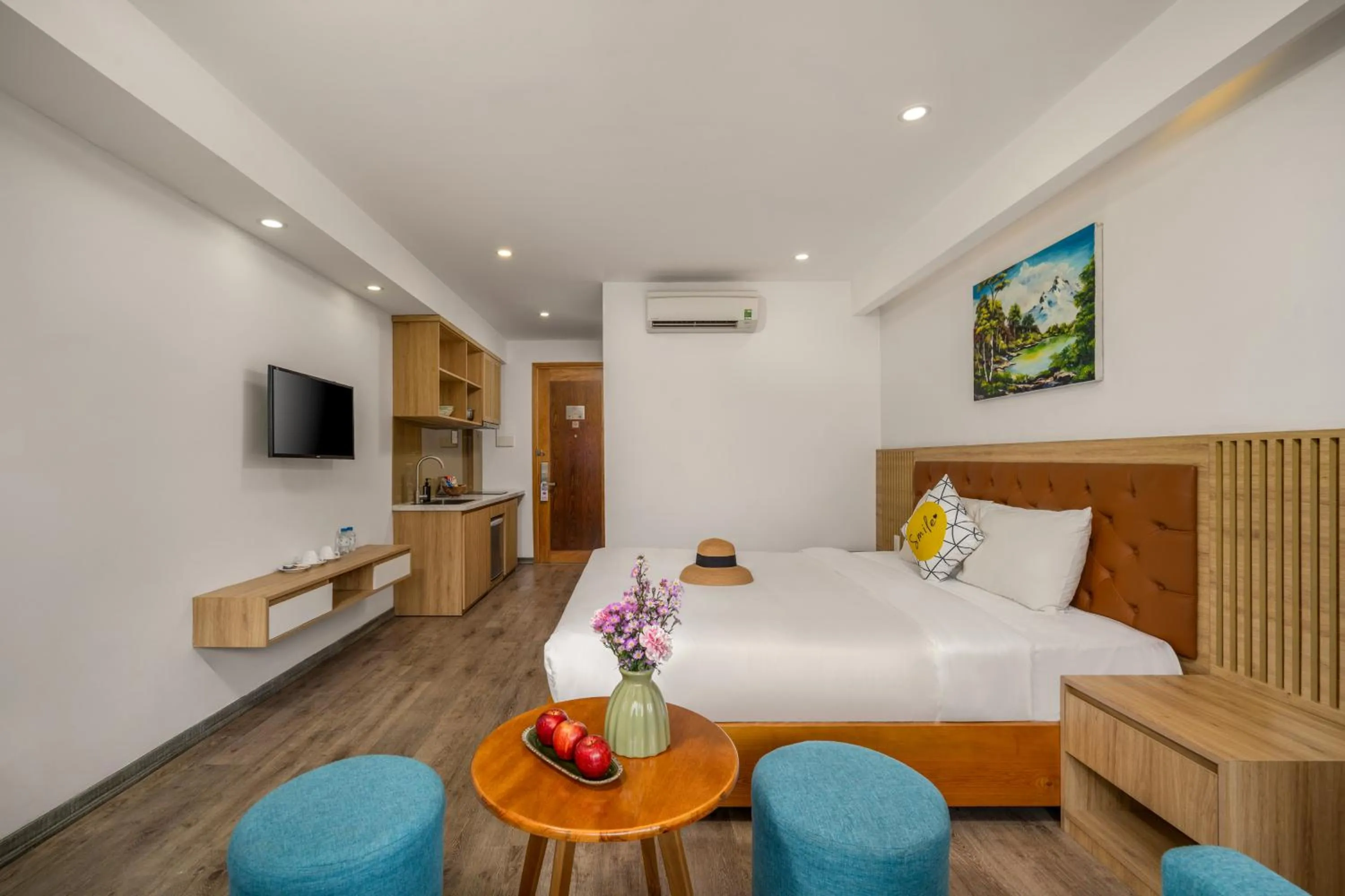 Bed in Lahome Boutique Villa and Apartment