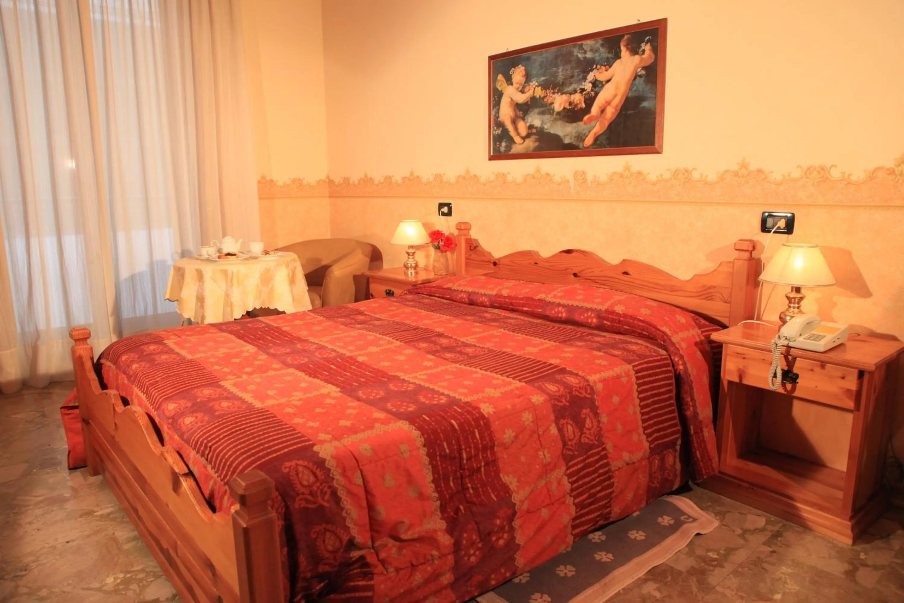 Bedroom, Bed in Hotel Centrale