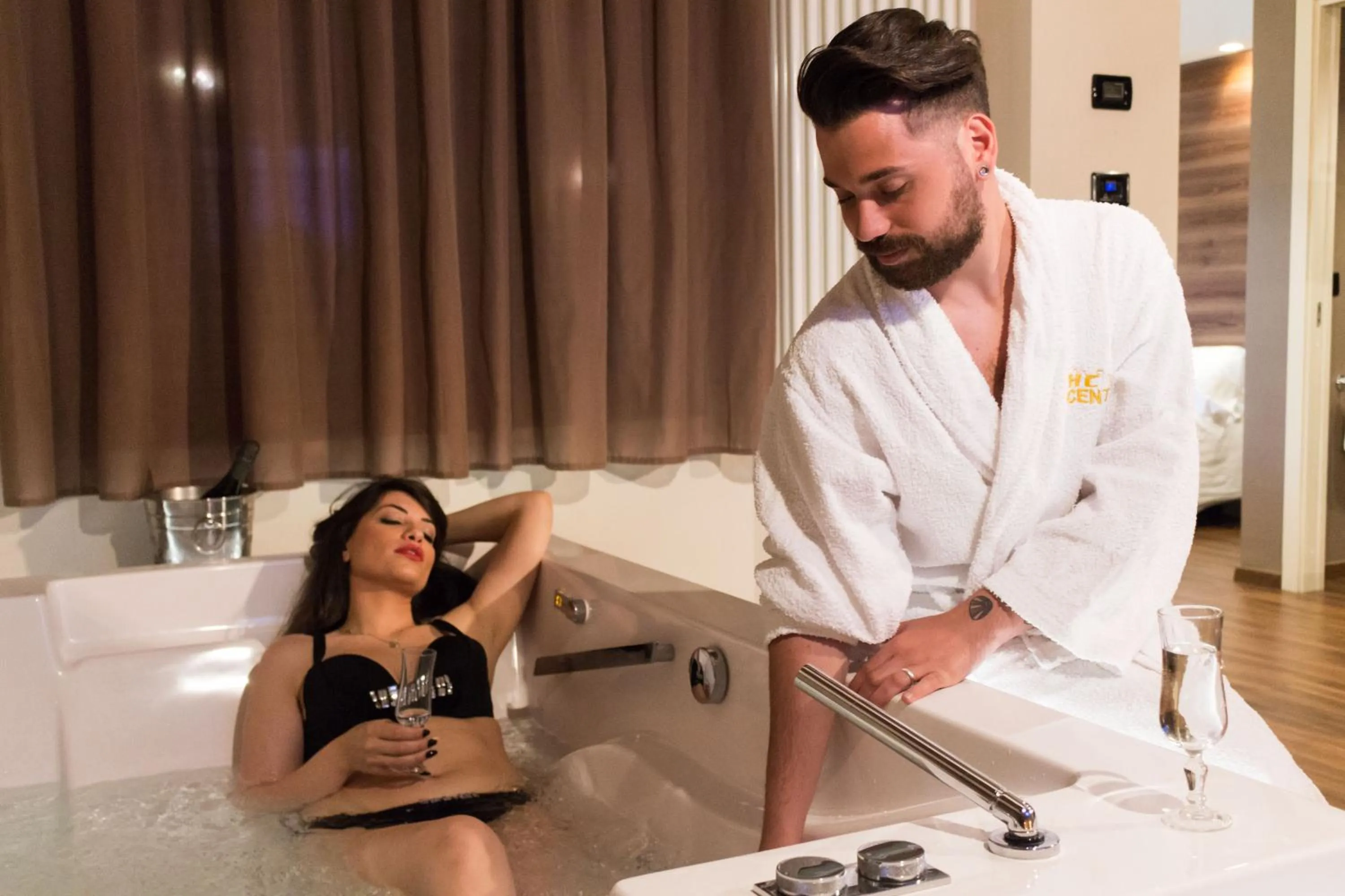 Hot Tub in Hotel Centrale