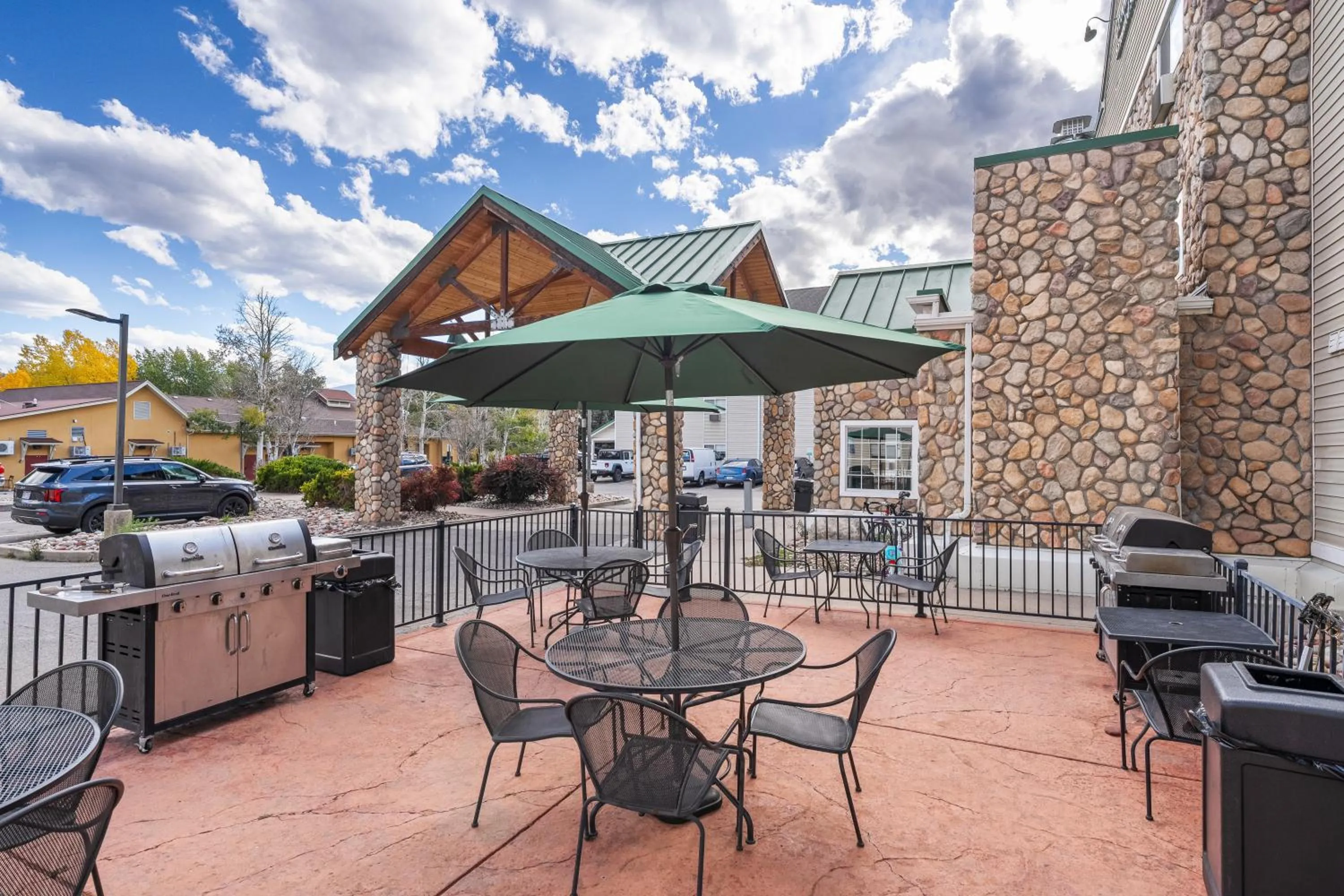 Patio in GreenTree Suites Eagle / Vail Valley