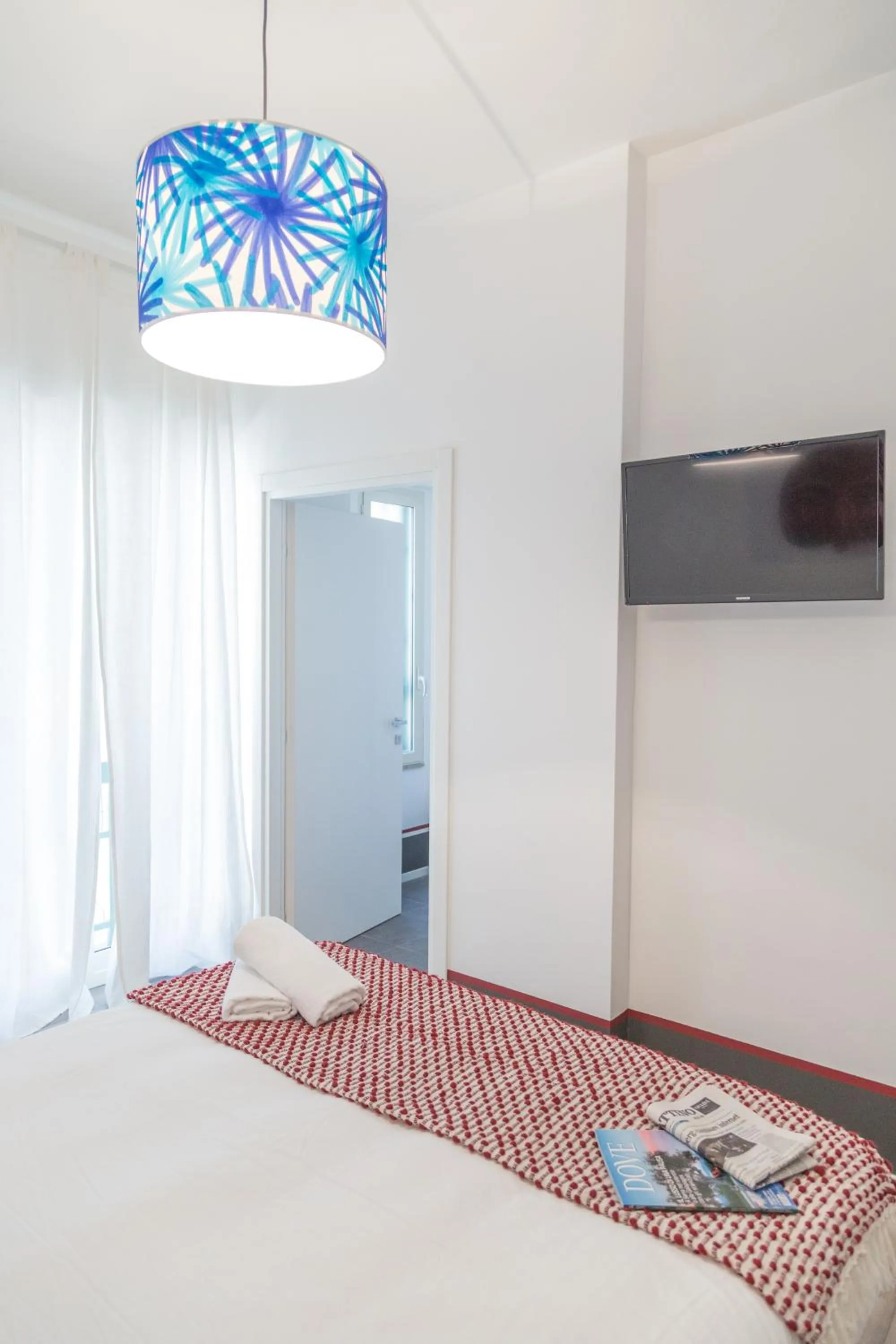 Bed in Nonna Pina Art Rooms