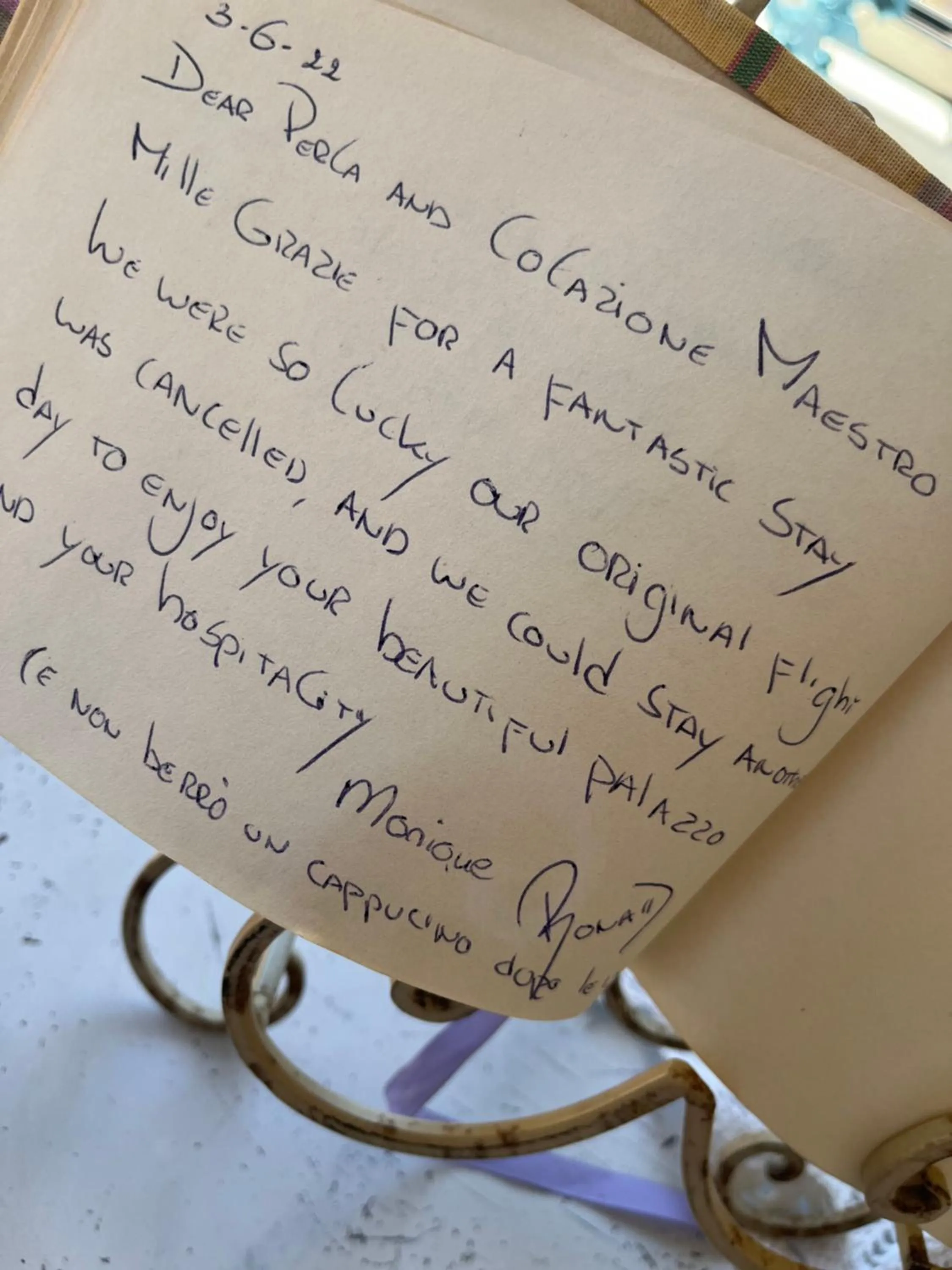 Certificate/Award in Barocchetto Romano