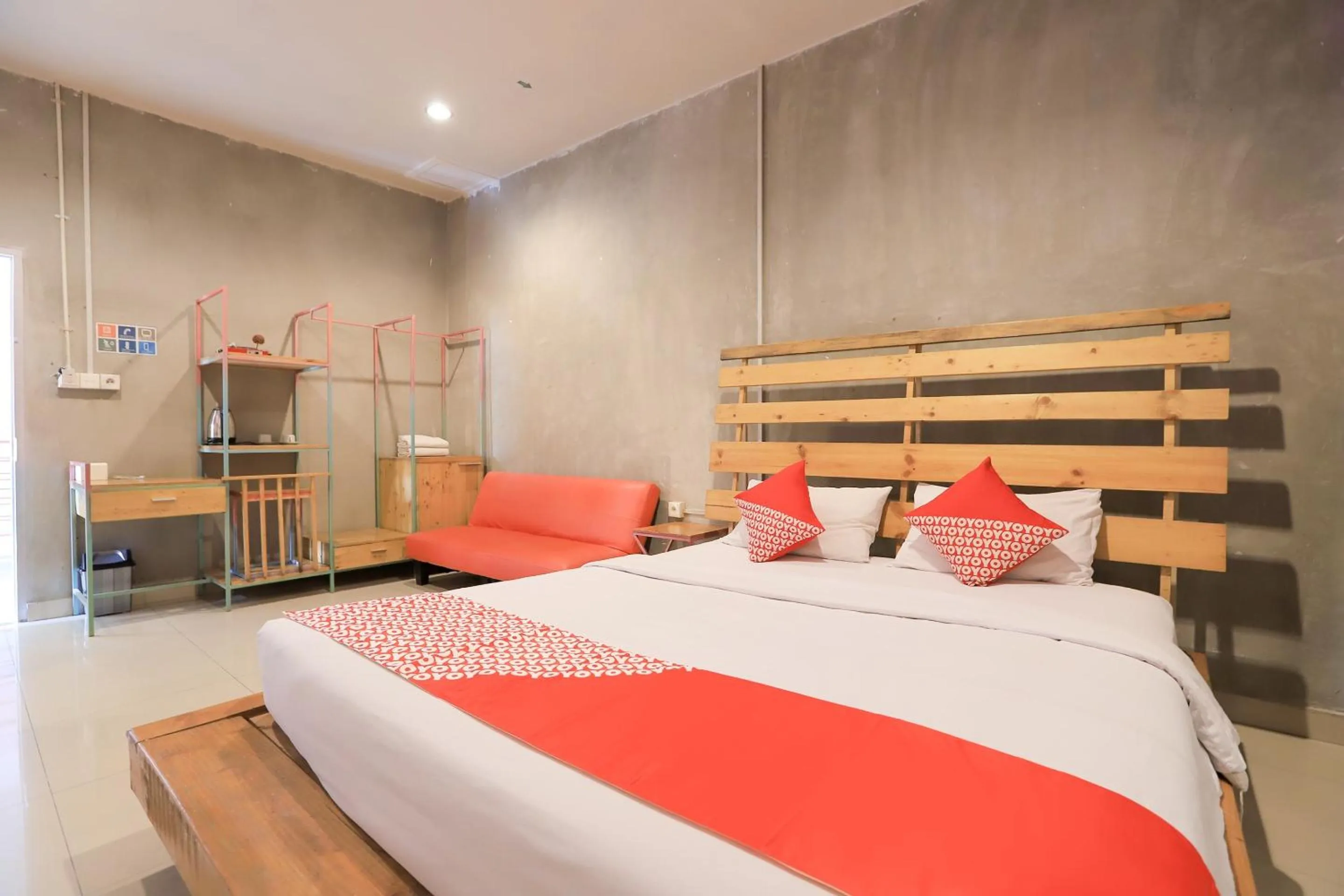 Bedroom, Bed in Hotel O Tokidoki X Ah123 Residence