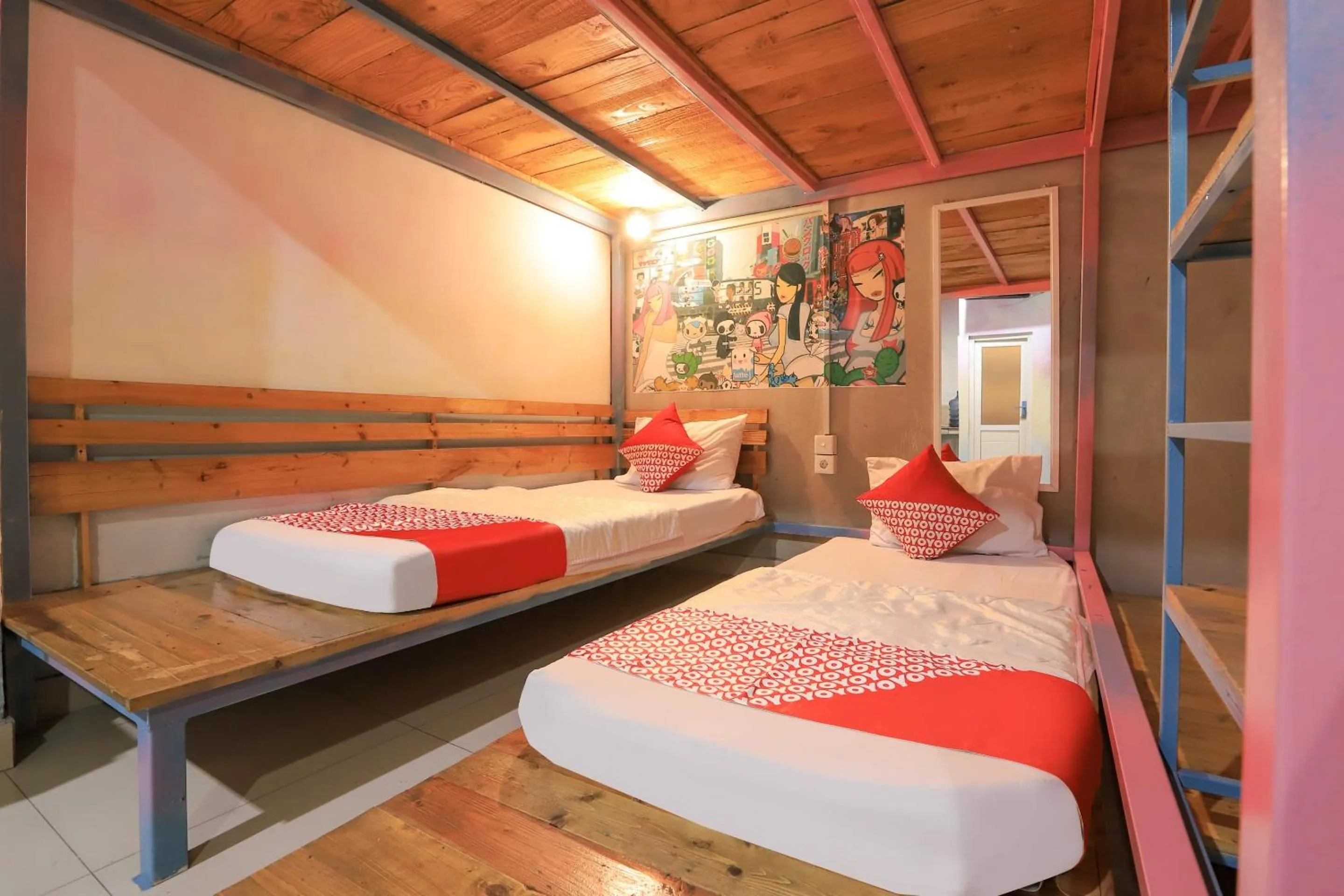 Bedroom, Bed in Hotel O Tokidoki X Ah123 Residence