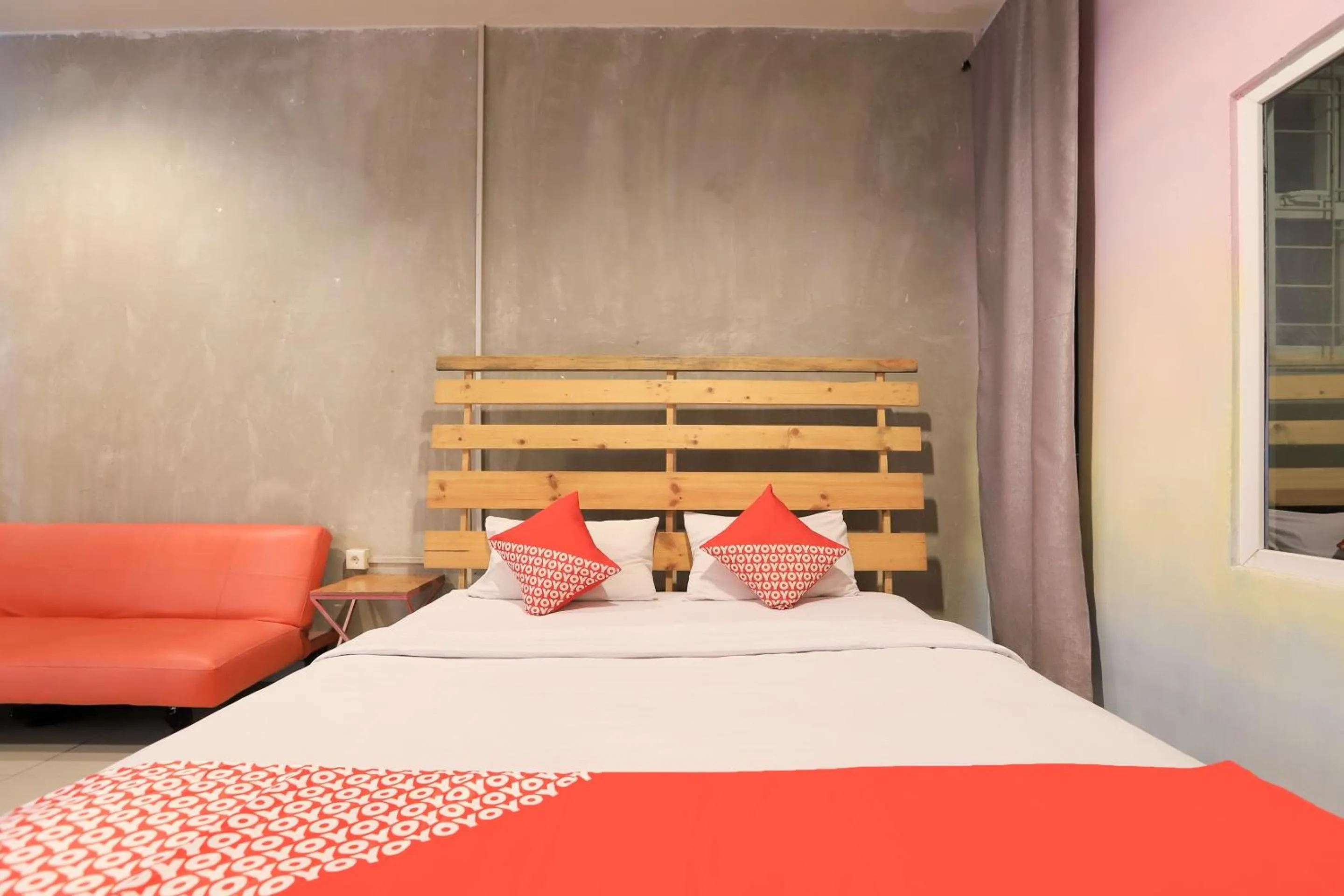 Bedroom, Bed in Hotel O Tokidoki X Ah123 Residence