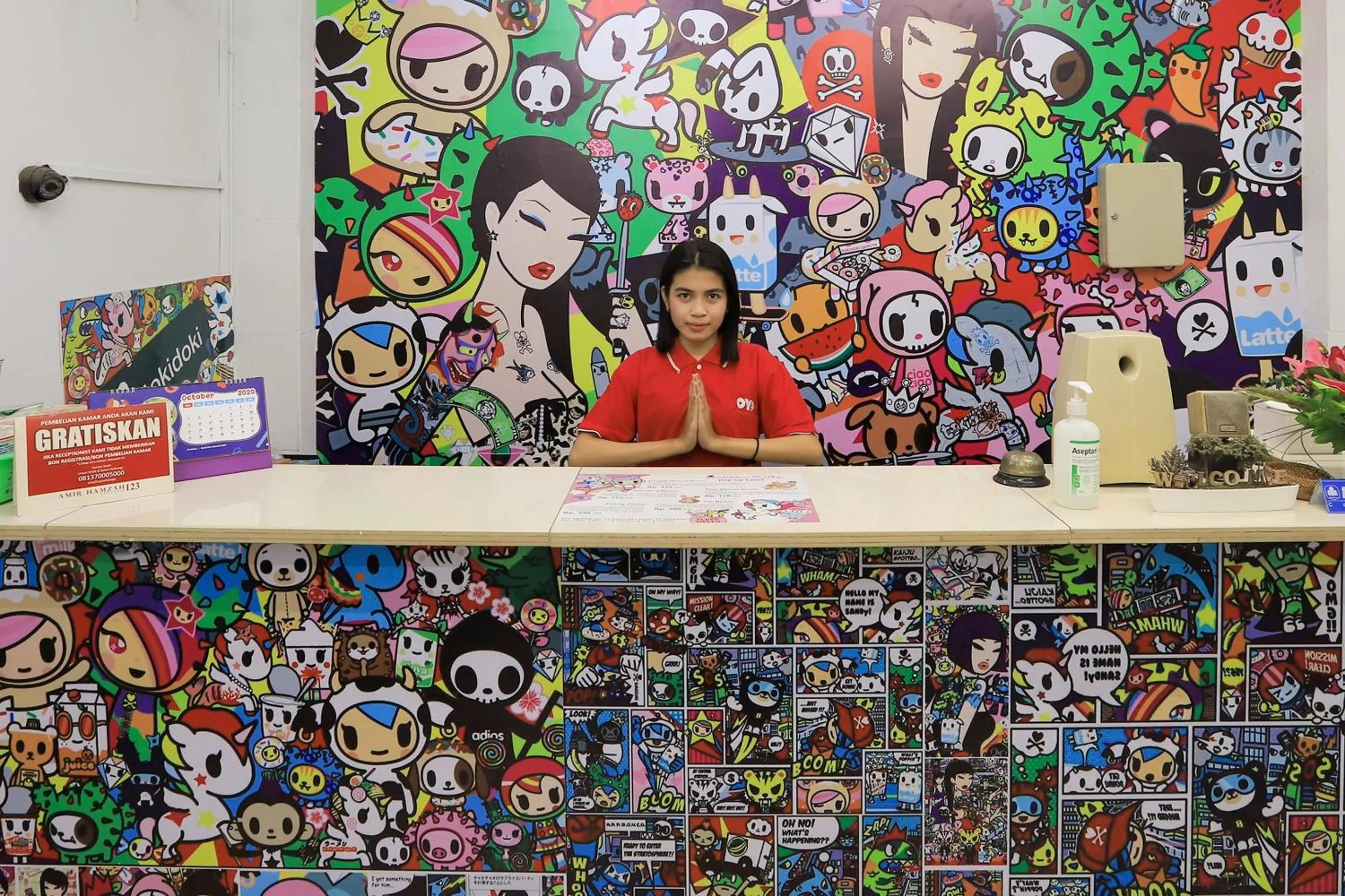 Lobby or reception in Hotel O Tokidoki X Ah123 Residence