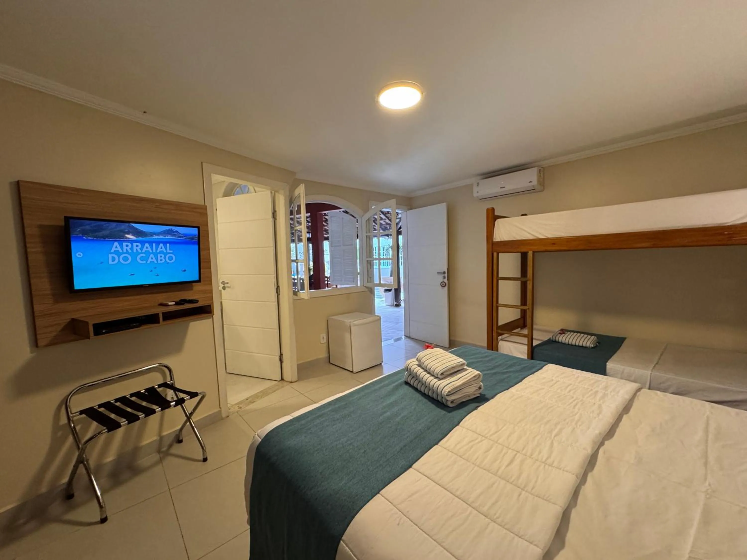 Bed in Pousada Porto Praia