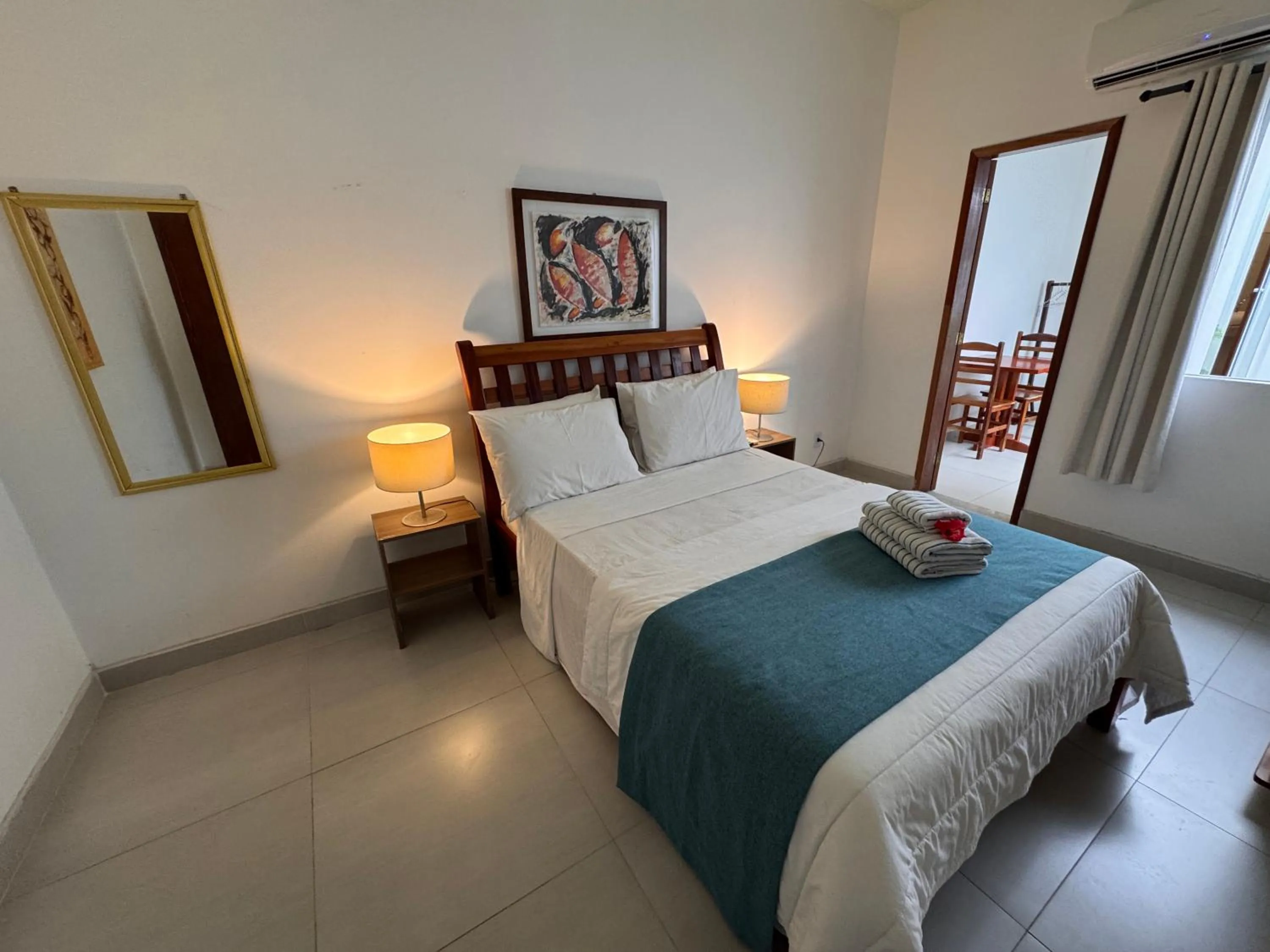 Bed in Pousada Porto Praia