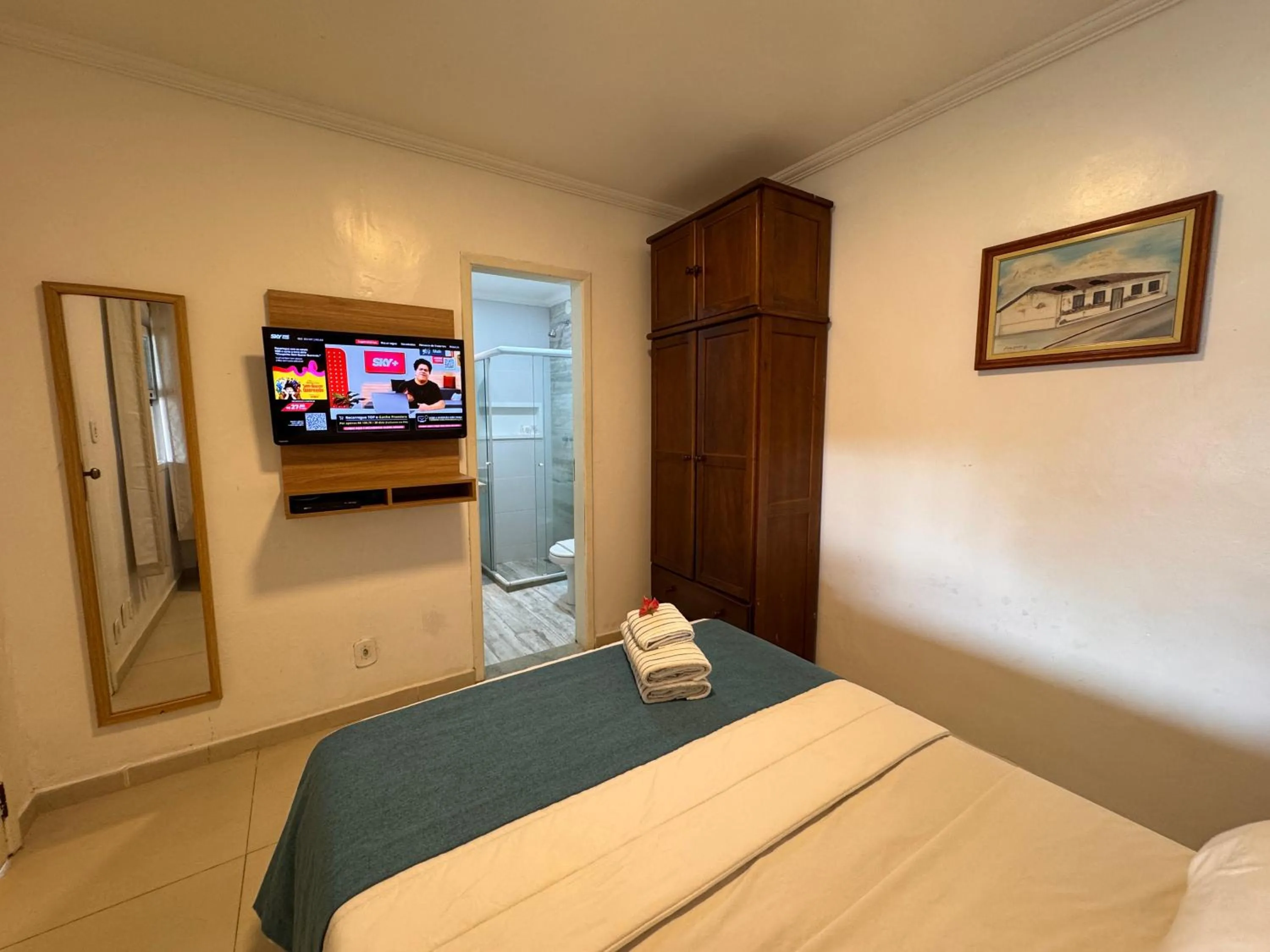 Bed in Pousada Porto Praia