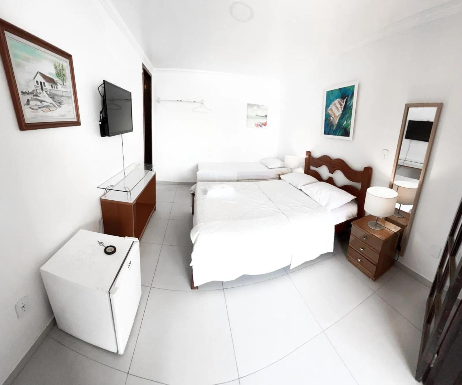 Decorative detail, Bed in Pousada Porto Praia