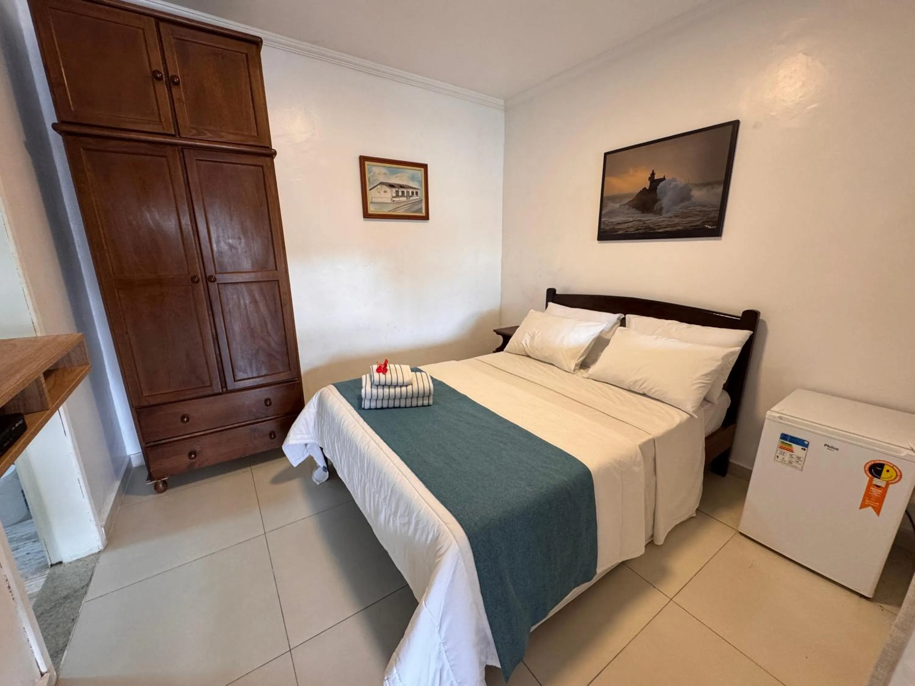 Bed in Pousada Porto Praia