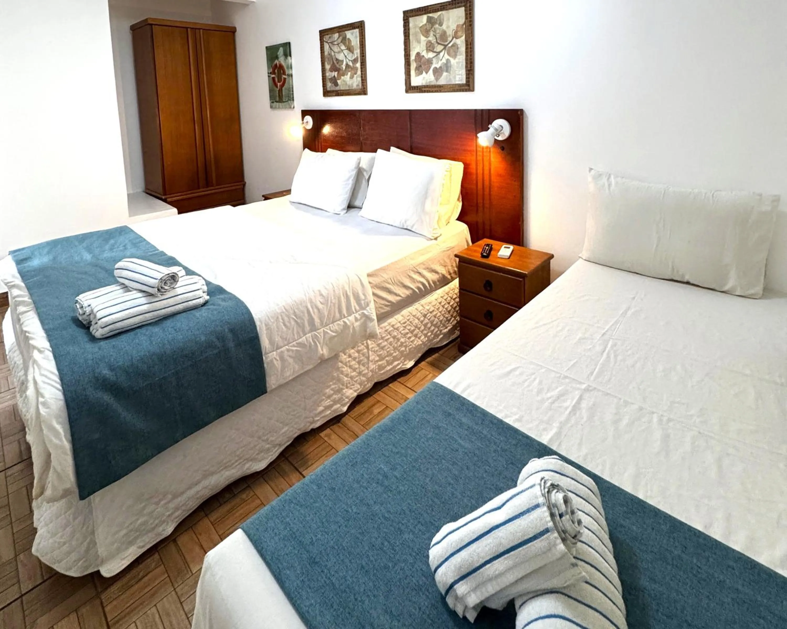 Bed in Pousada Porto Praia