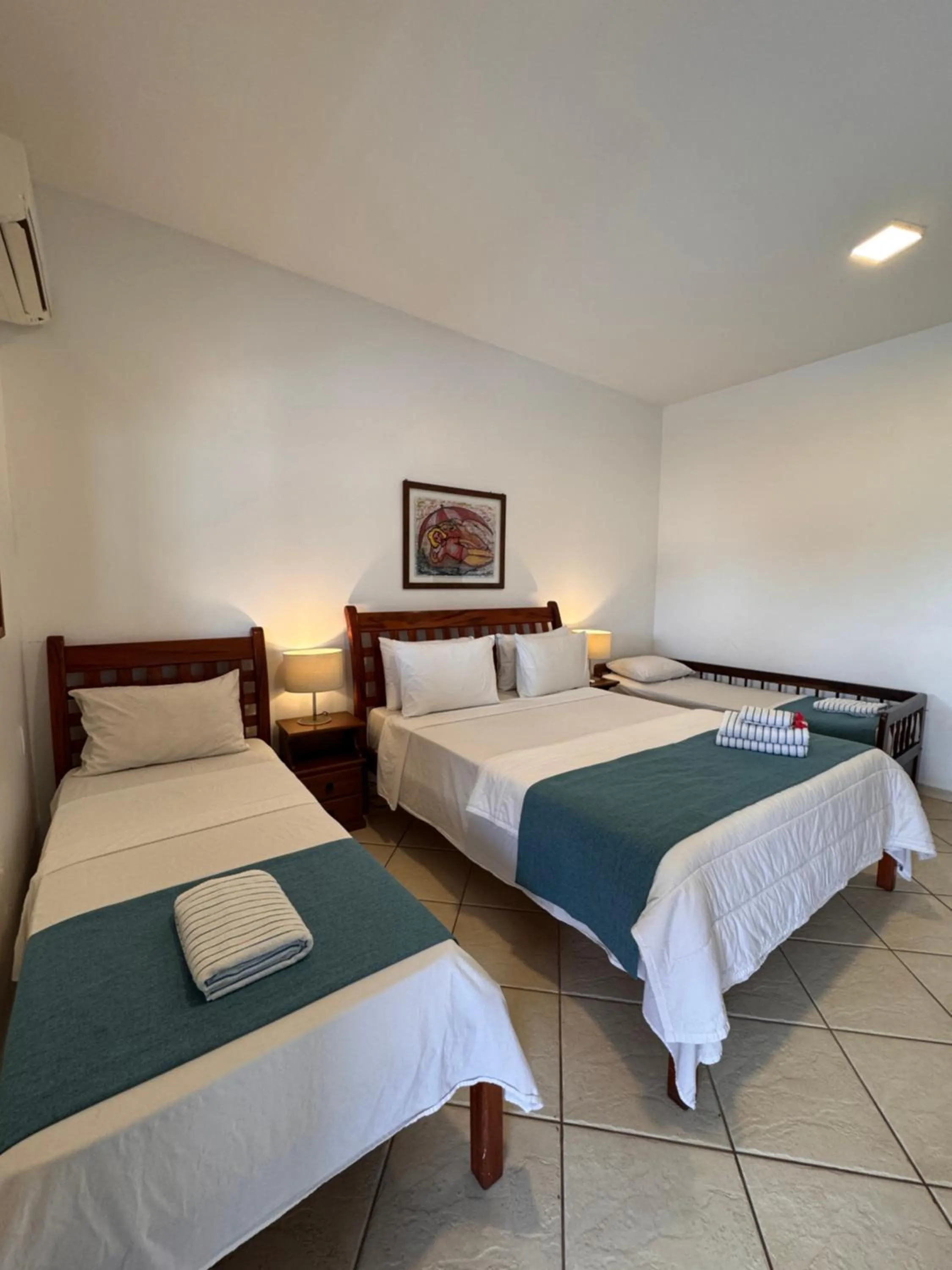 Bed in Pousada Porto Praia