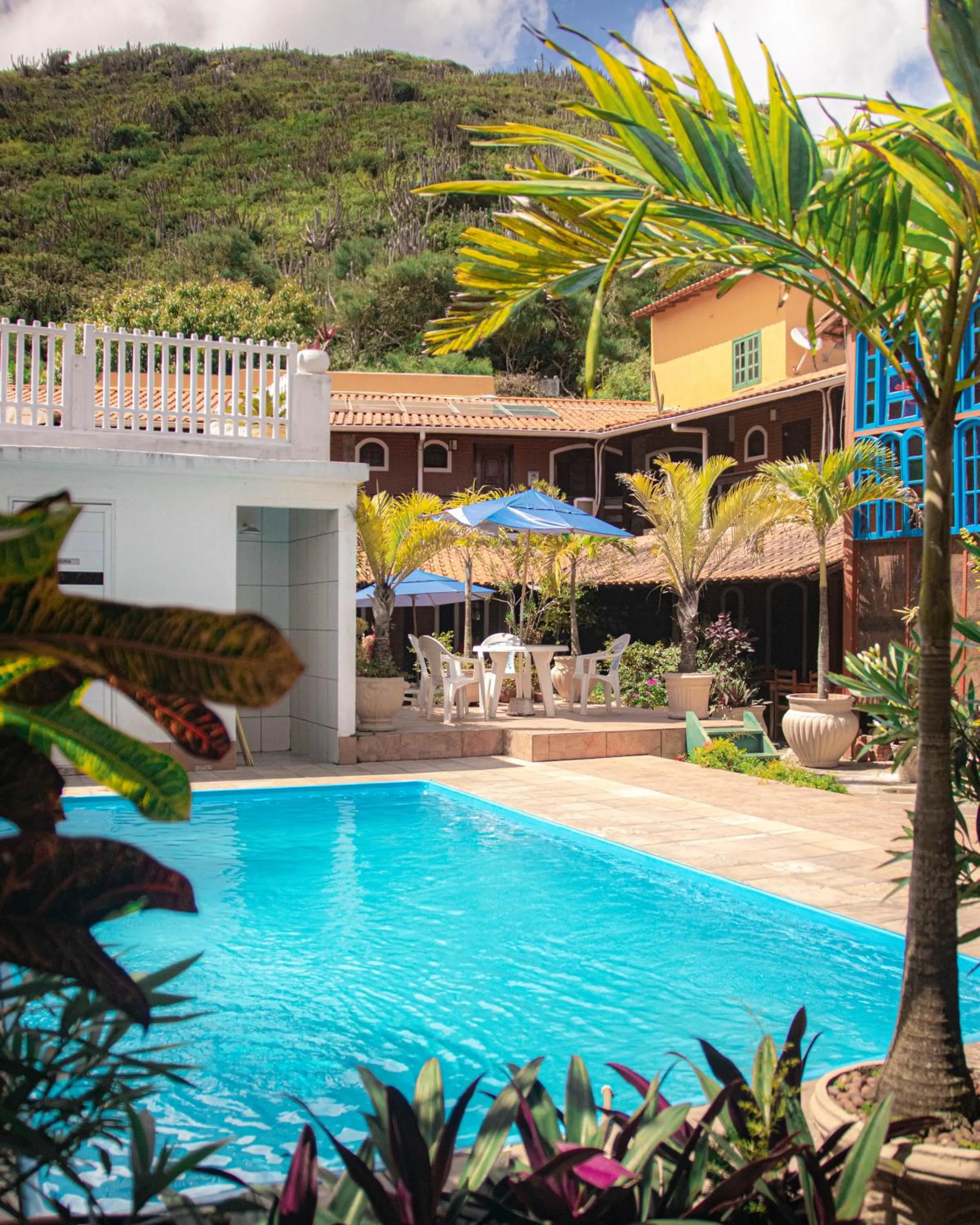 Pool view in Pousada Porto Praia