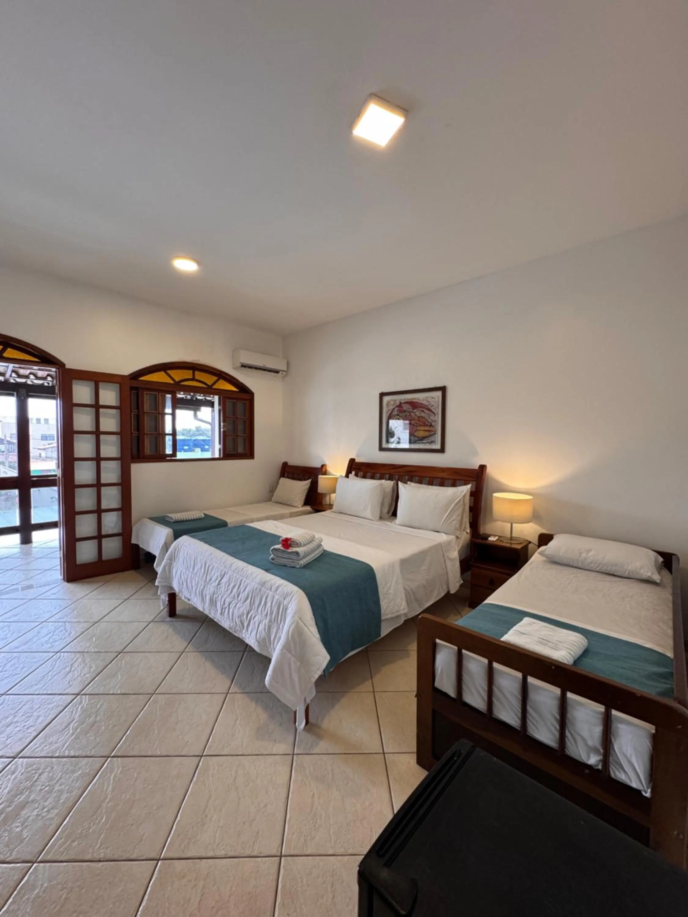 Bed in Pousada Porto Praia