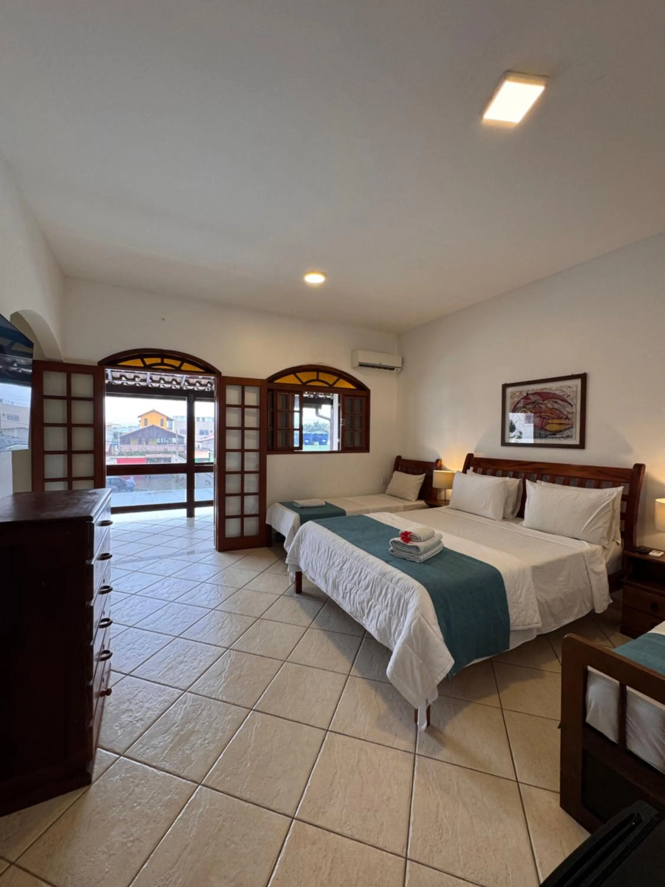 Bed in Pousada Porto Praia