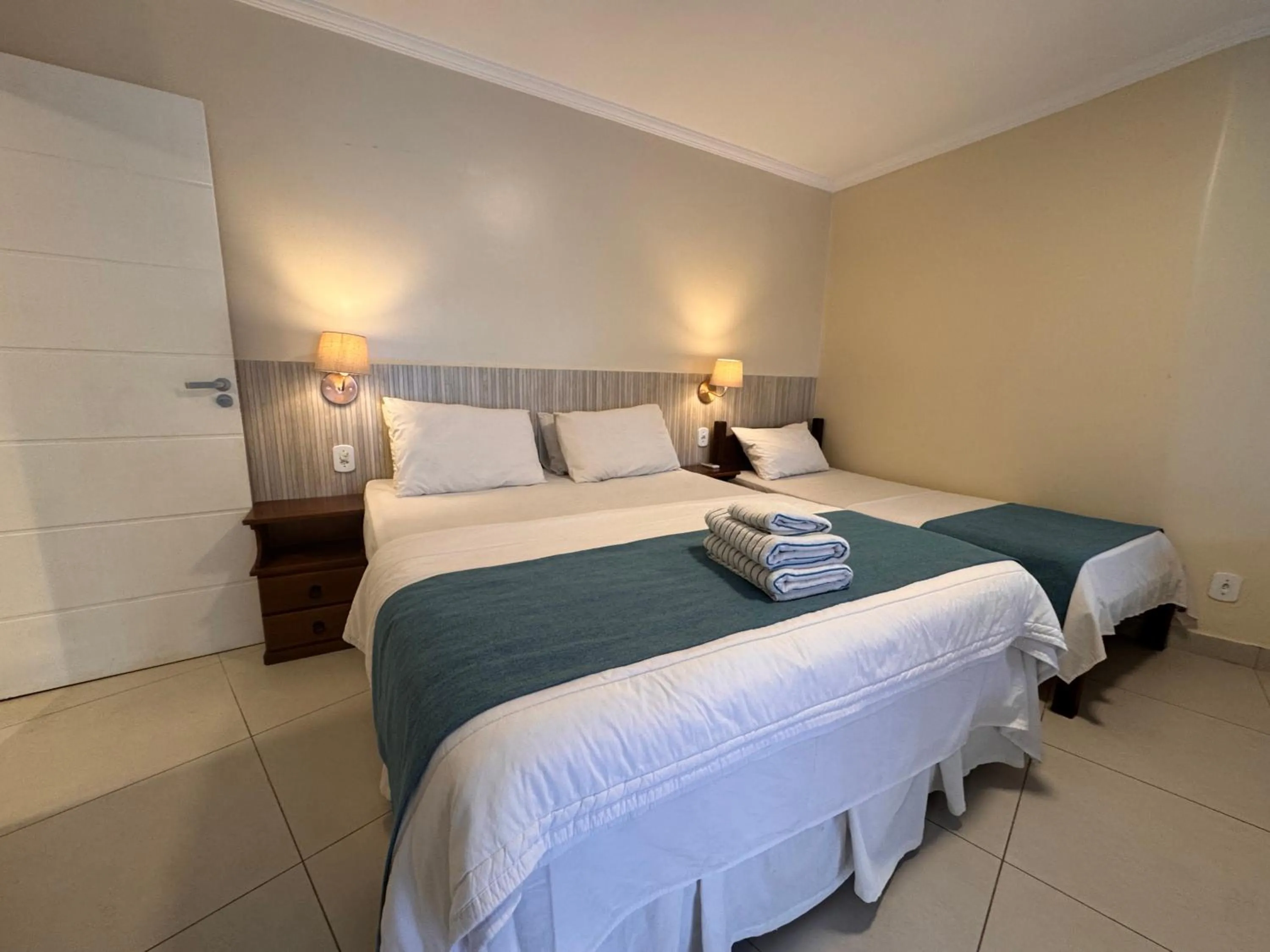 Bed in Pousada Porto Praia