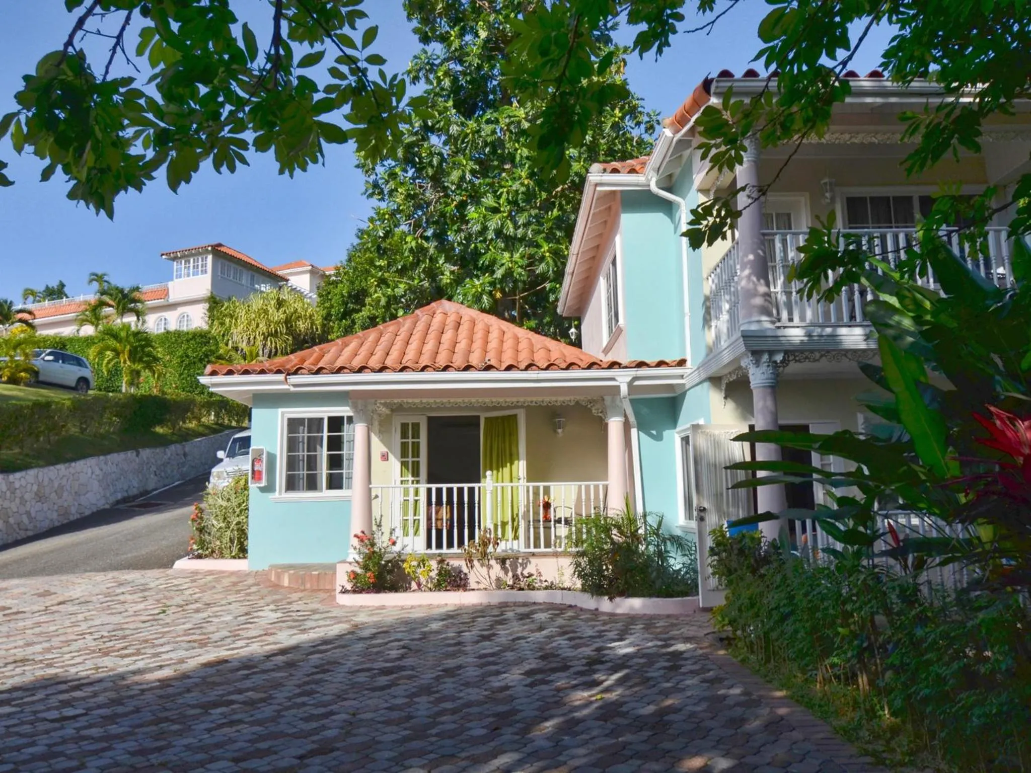 Garden in Tropical Lagoon Resort