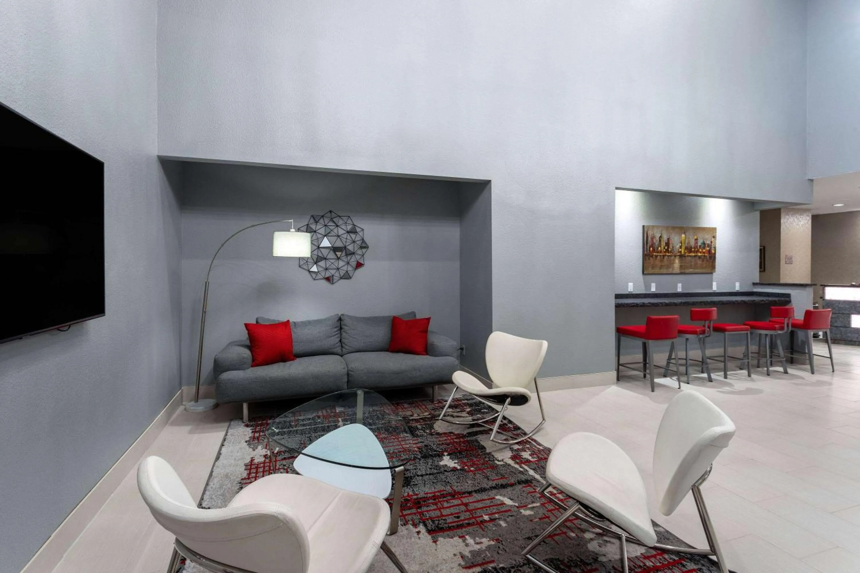 Lobby or reception in Ramada by Wyndham Sellersburg/Louisville North