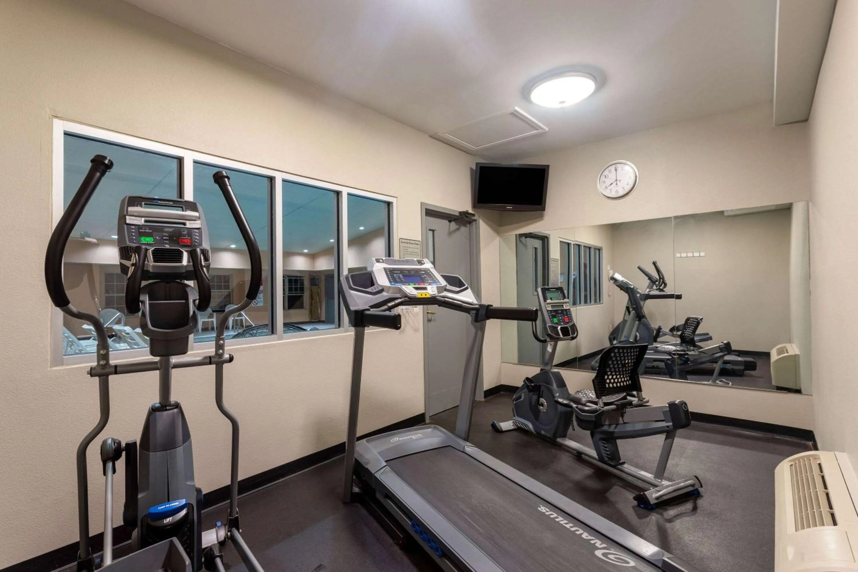 Fitness centre/facilities in Ramada by Wyndham Sellersburg/Louisville North