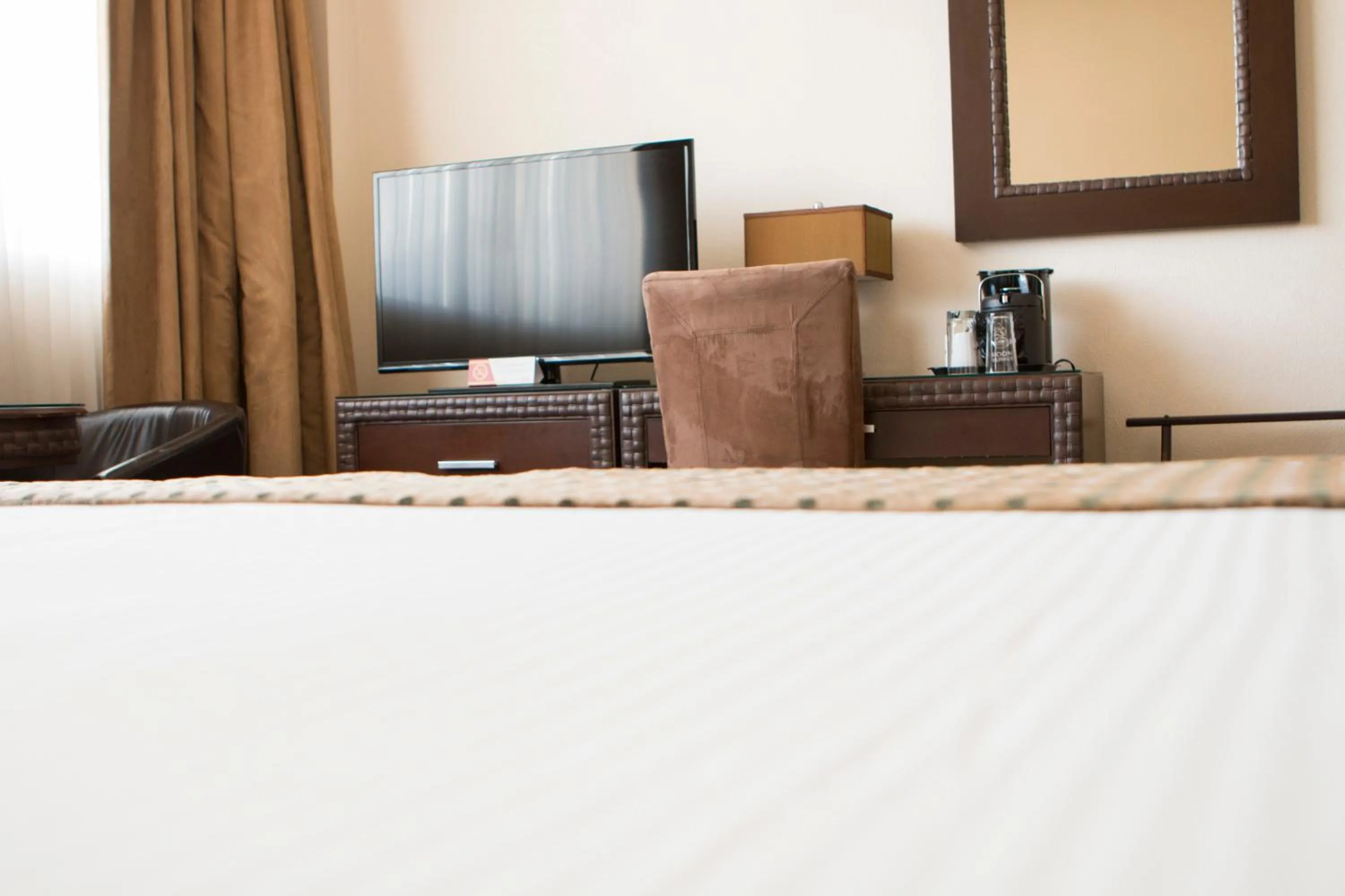 TV and multimedia, Bed in Rincon del Valle Hotel & Suites