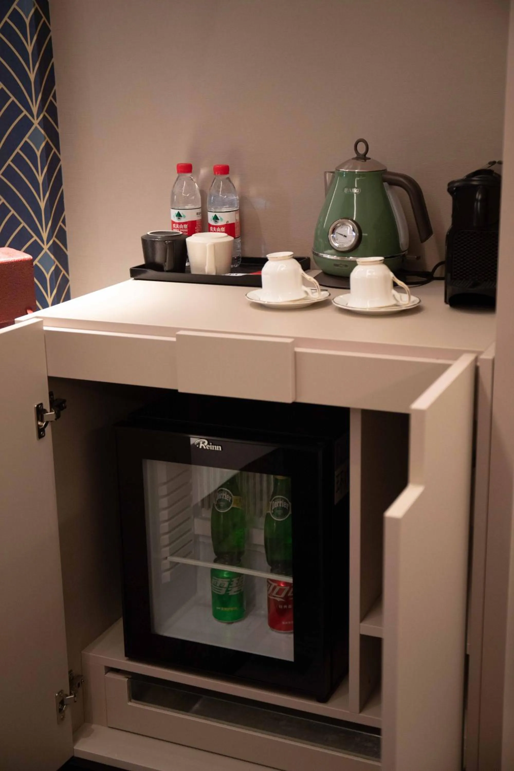 Seating area in JingLai Bushe Hotel Bund Nanjing West Road Shanghai