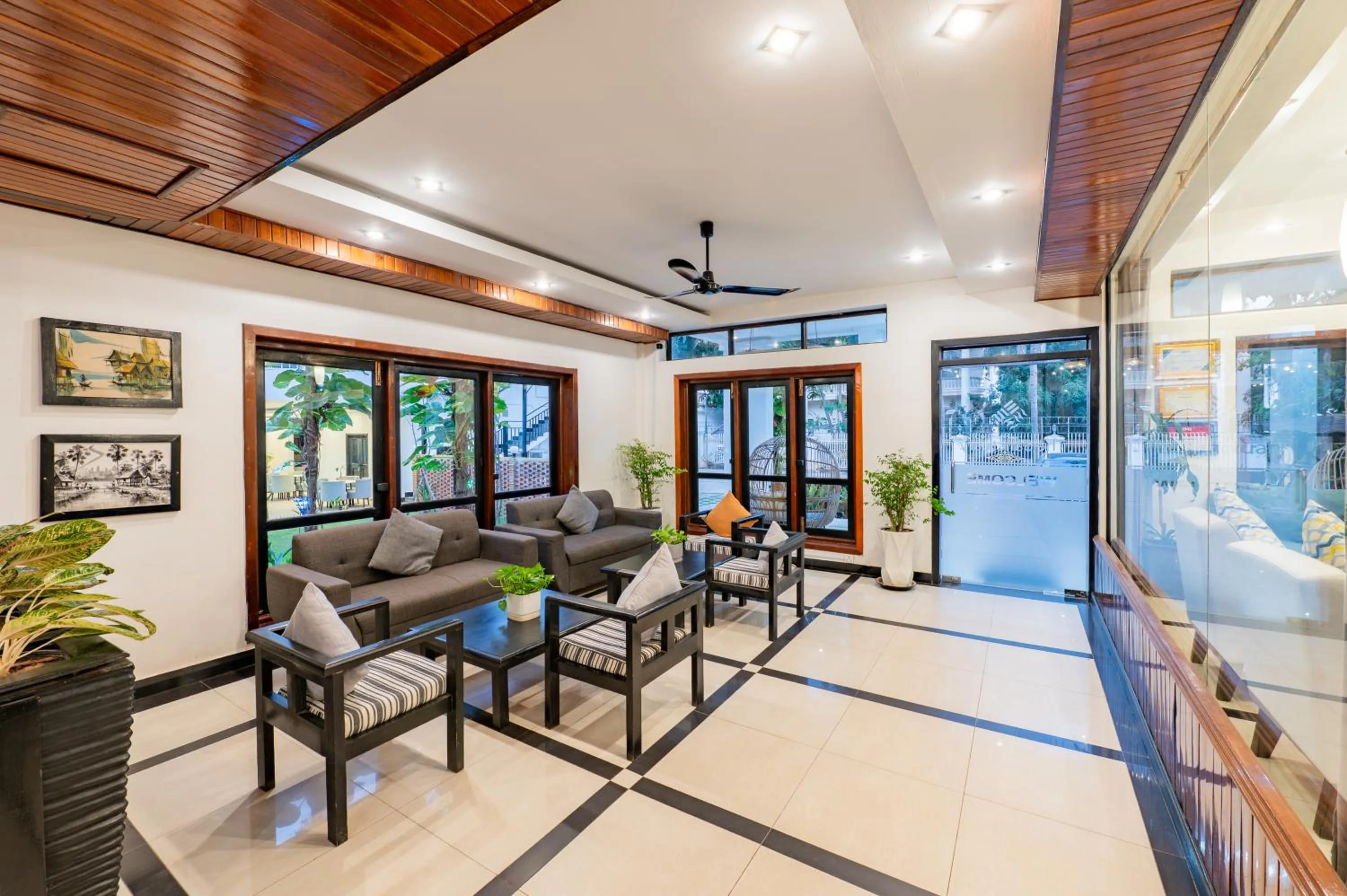 Lobby or reception in The Sanctuary Residence