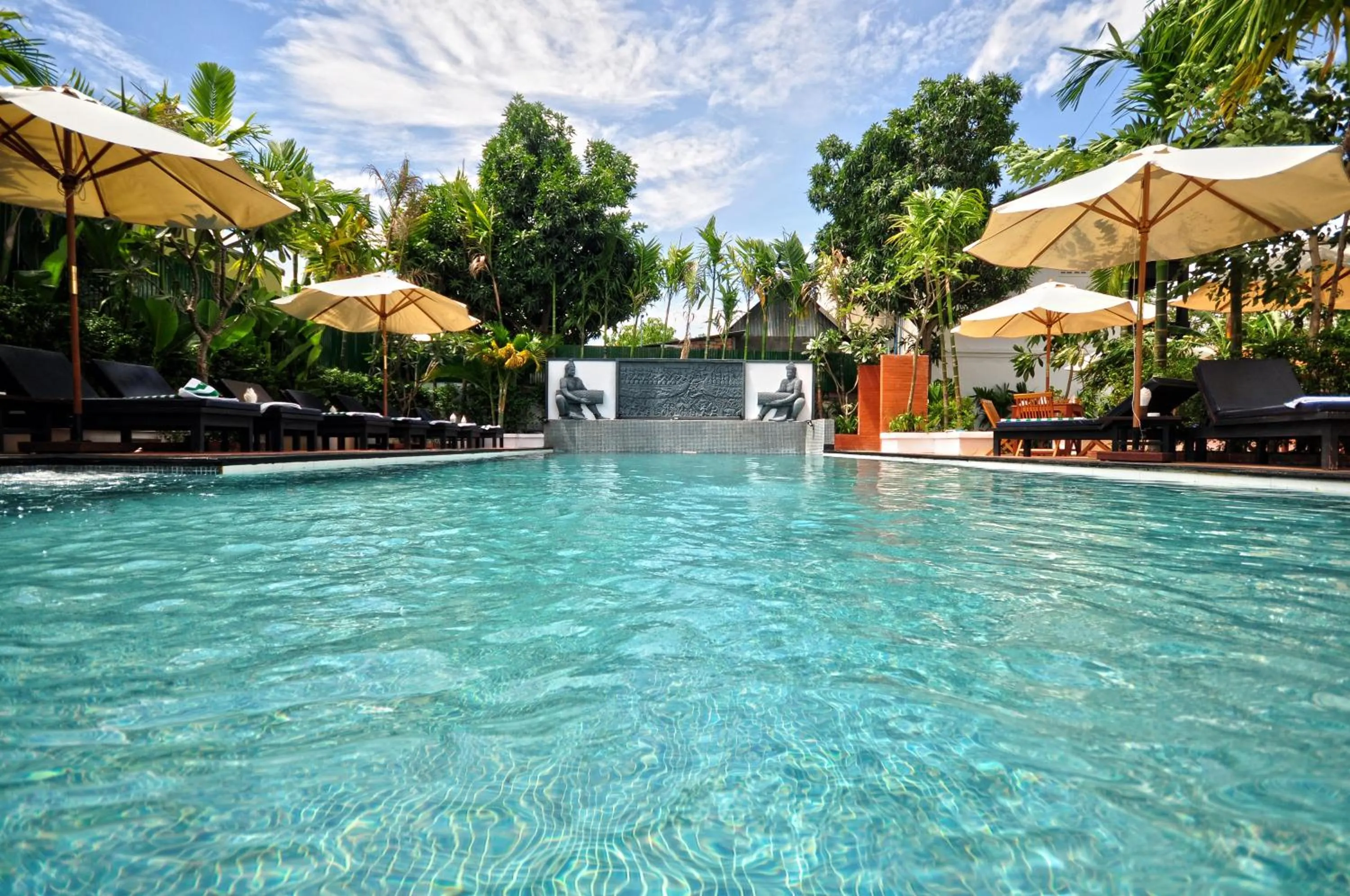 Pool view in The Sanctuary Residence