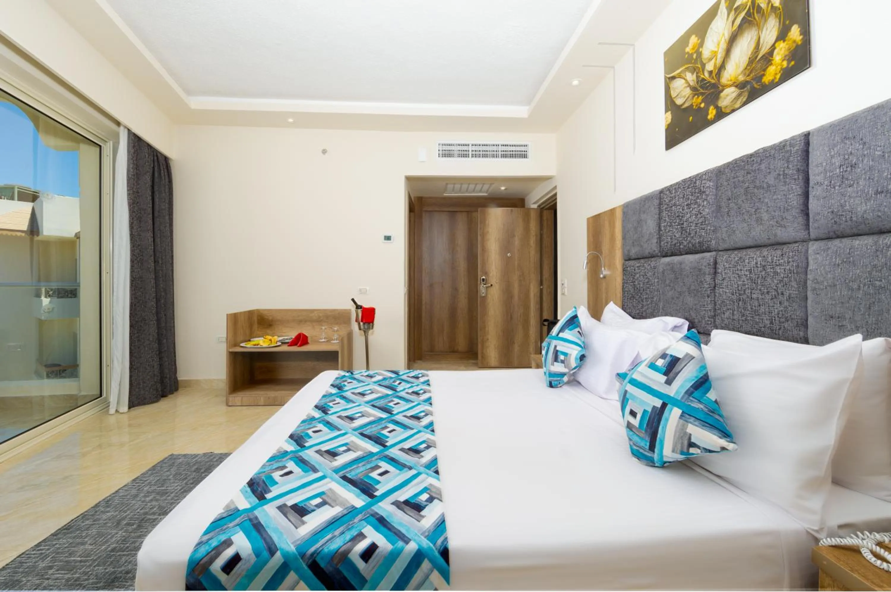 Bedroom, Bed in Seagull Beach Resort - Families and Couples Only