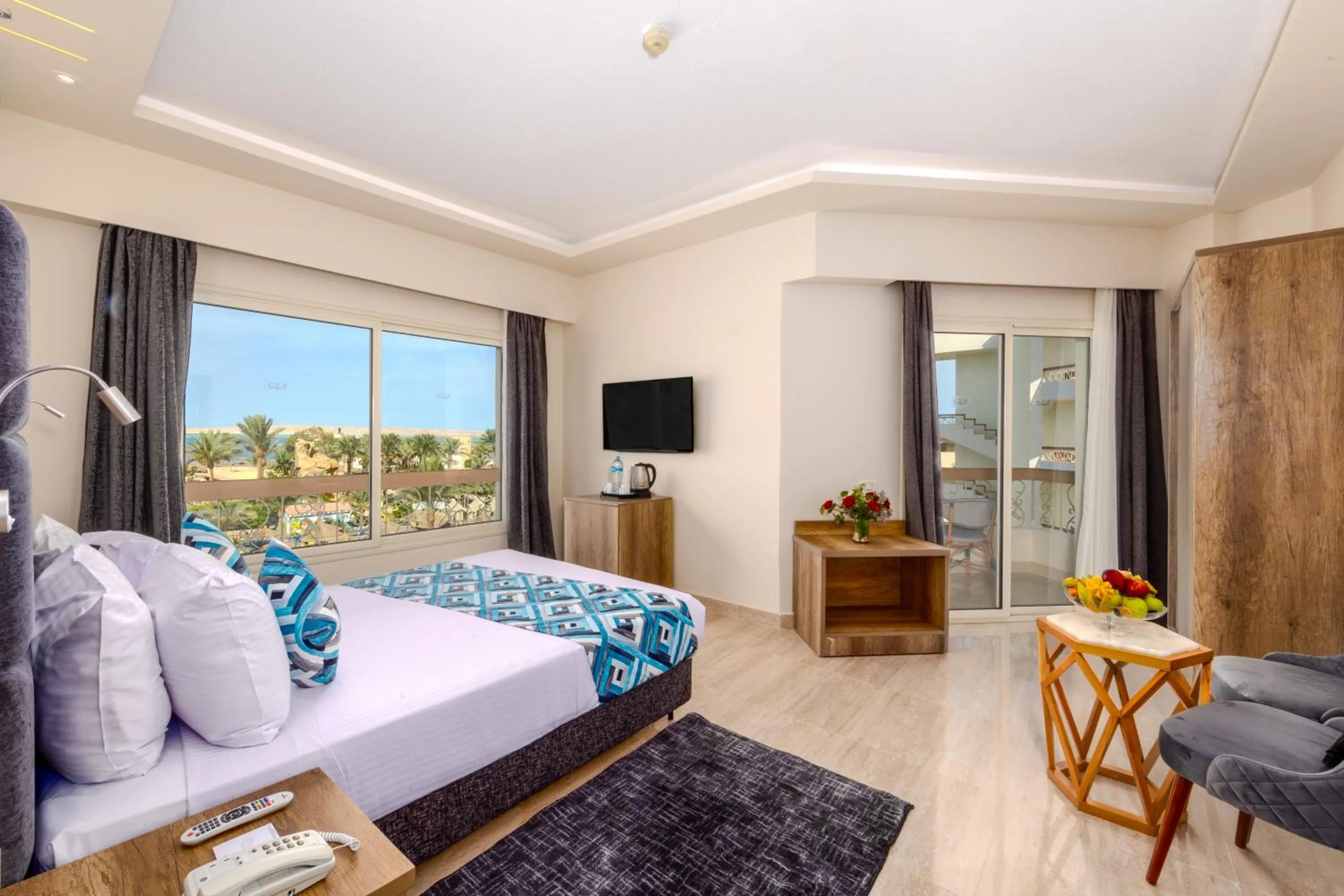 Bedroom, Bed in Seagull Beach Resort - Families and Couples Only