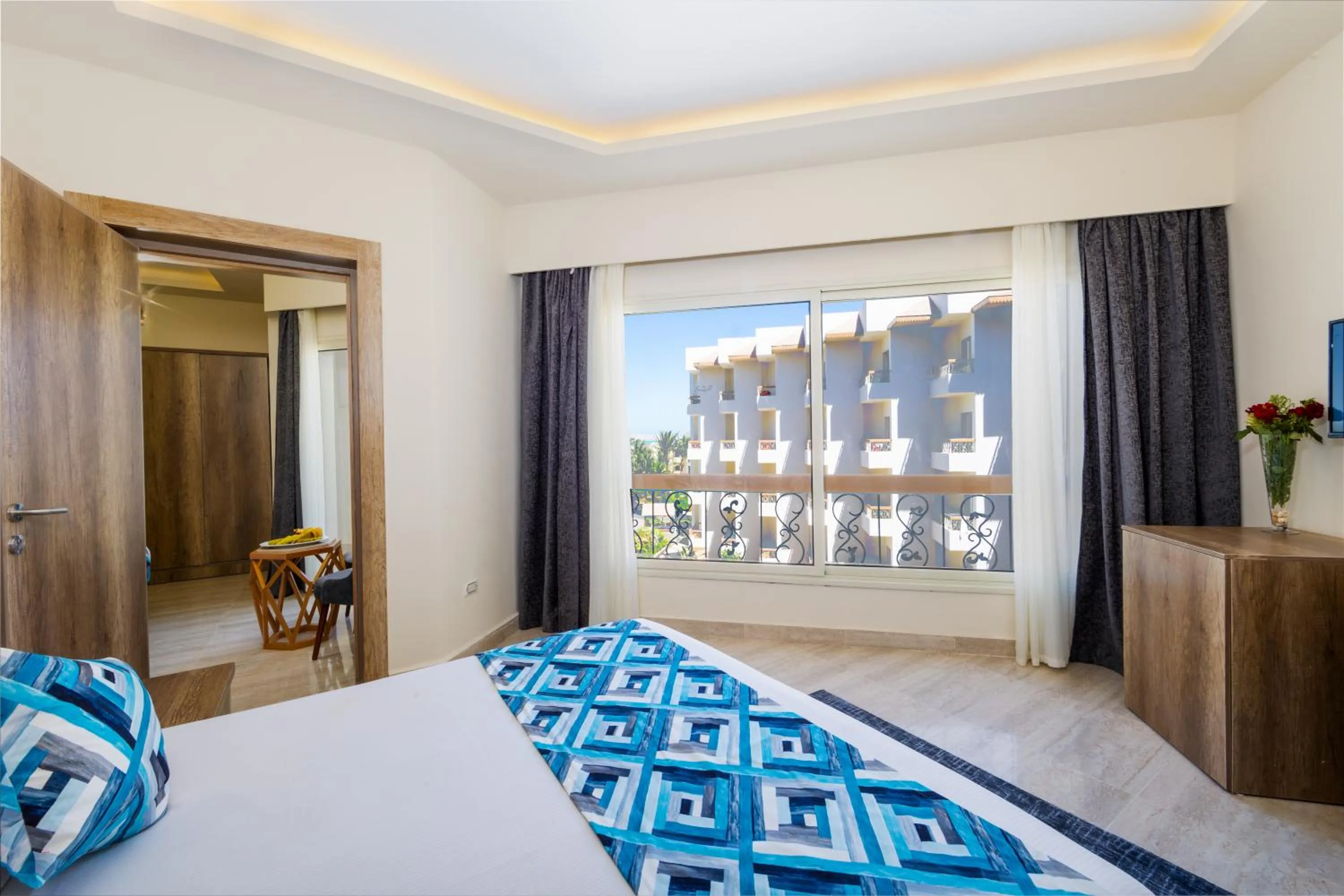 Bedroom, Bed in Seagull Beach Resort - Families and Couples Only