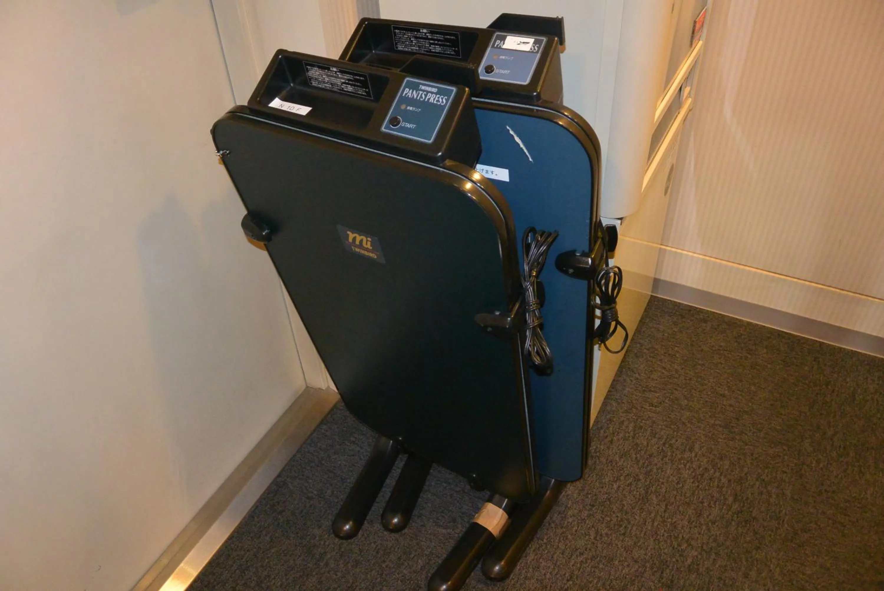 trouser press in Swanky Hotel Otomo