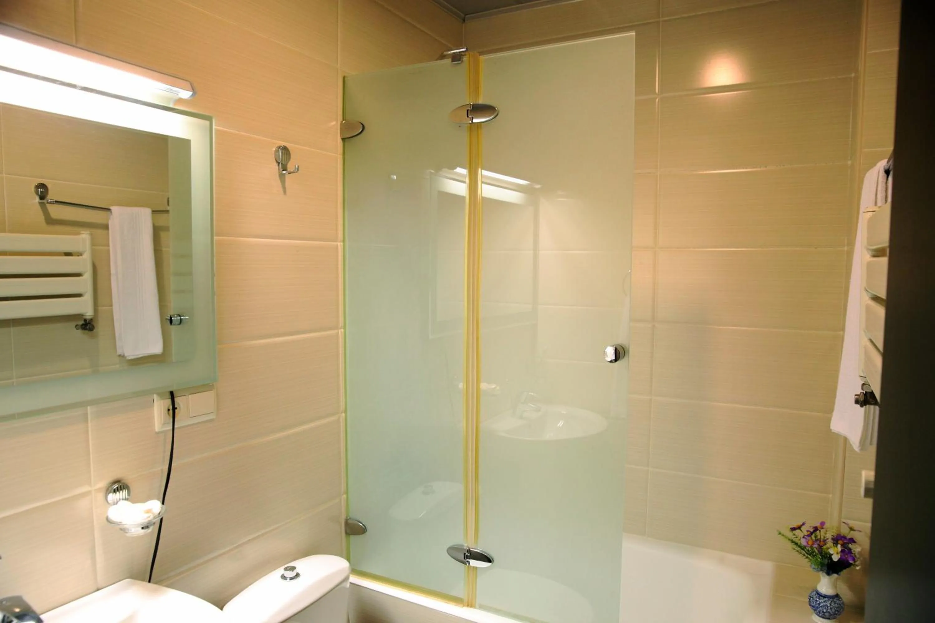 Bathroom in Iliani Hotel