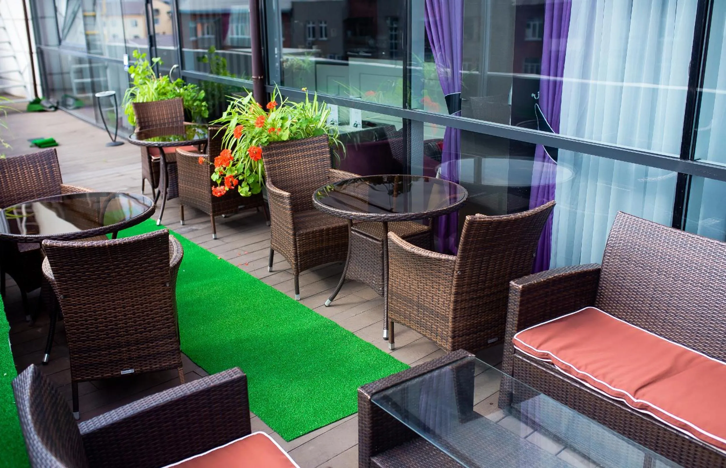 Balcony/Terrace in Mirax Boutique Hotel