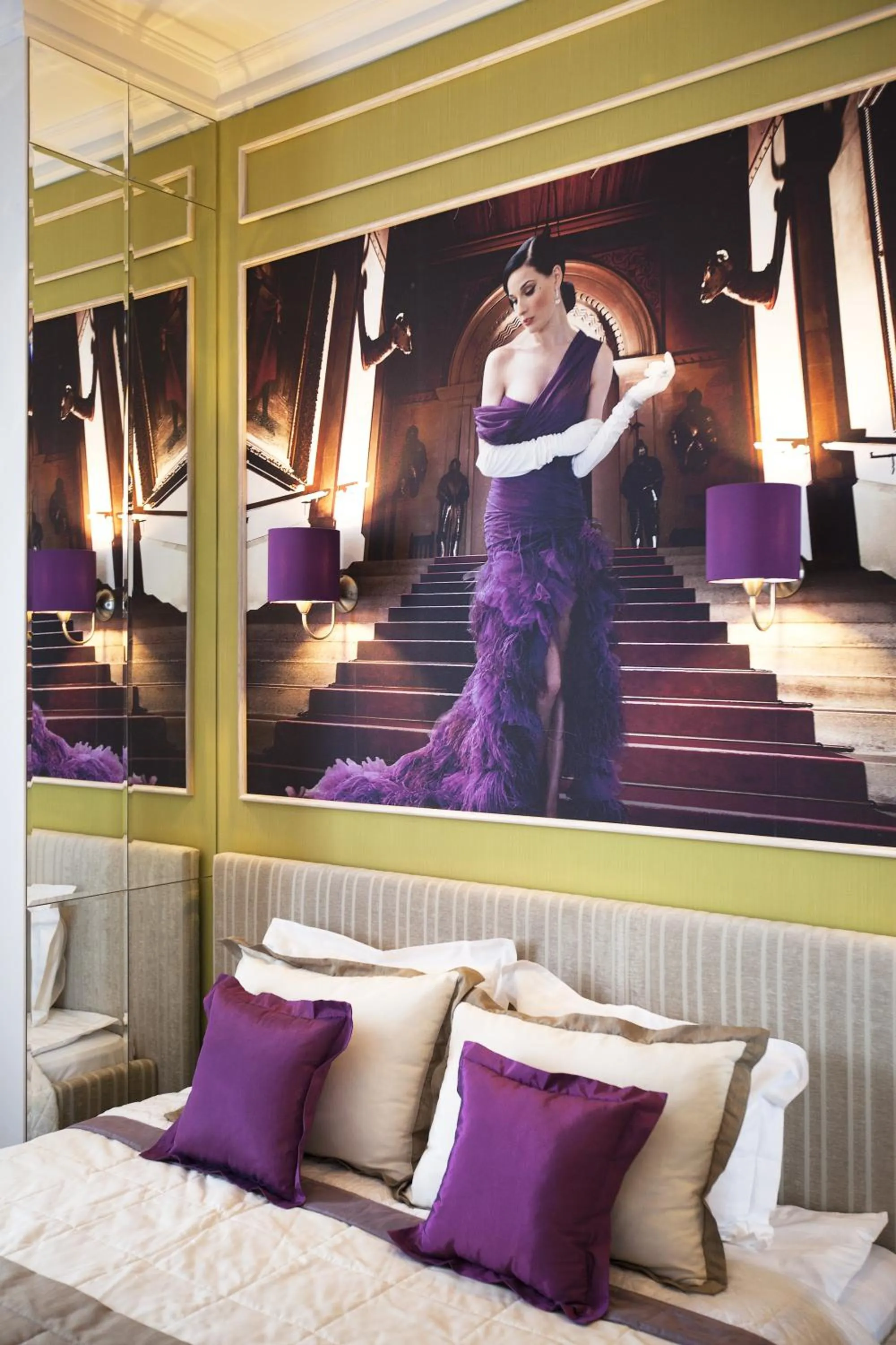 Decorative detail, Bed in Mirax Boutique Hotel