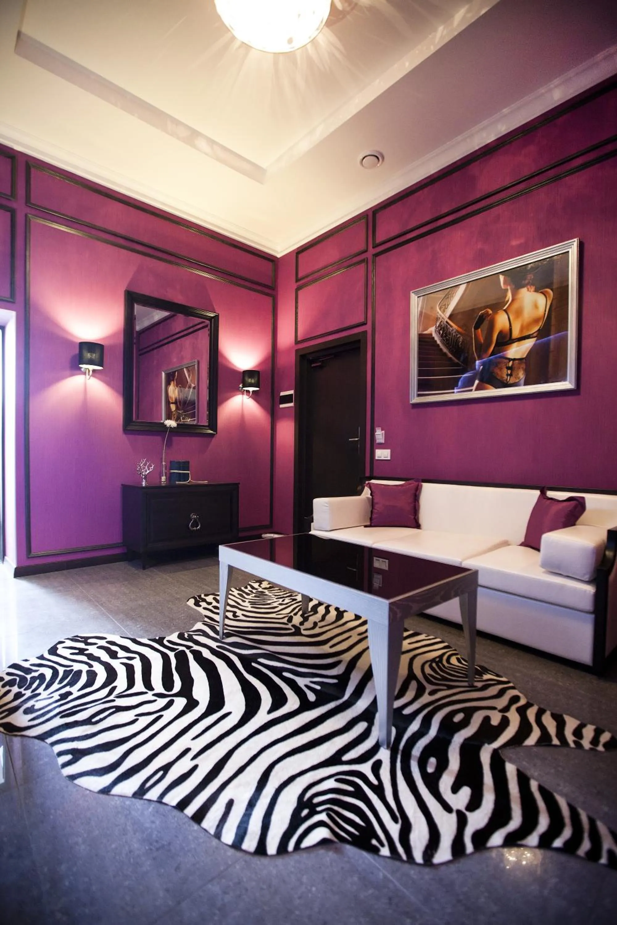 Living room, Bed in Mirax Boutique Hotel