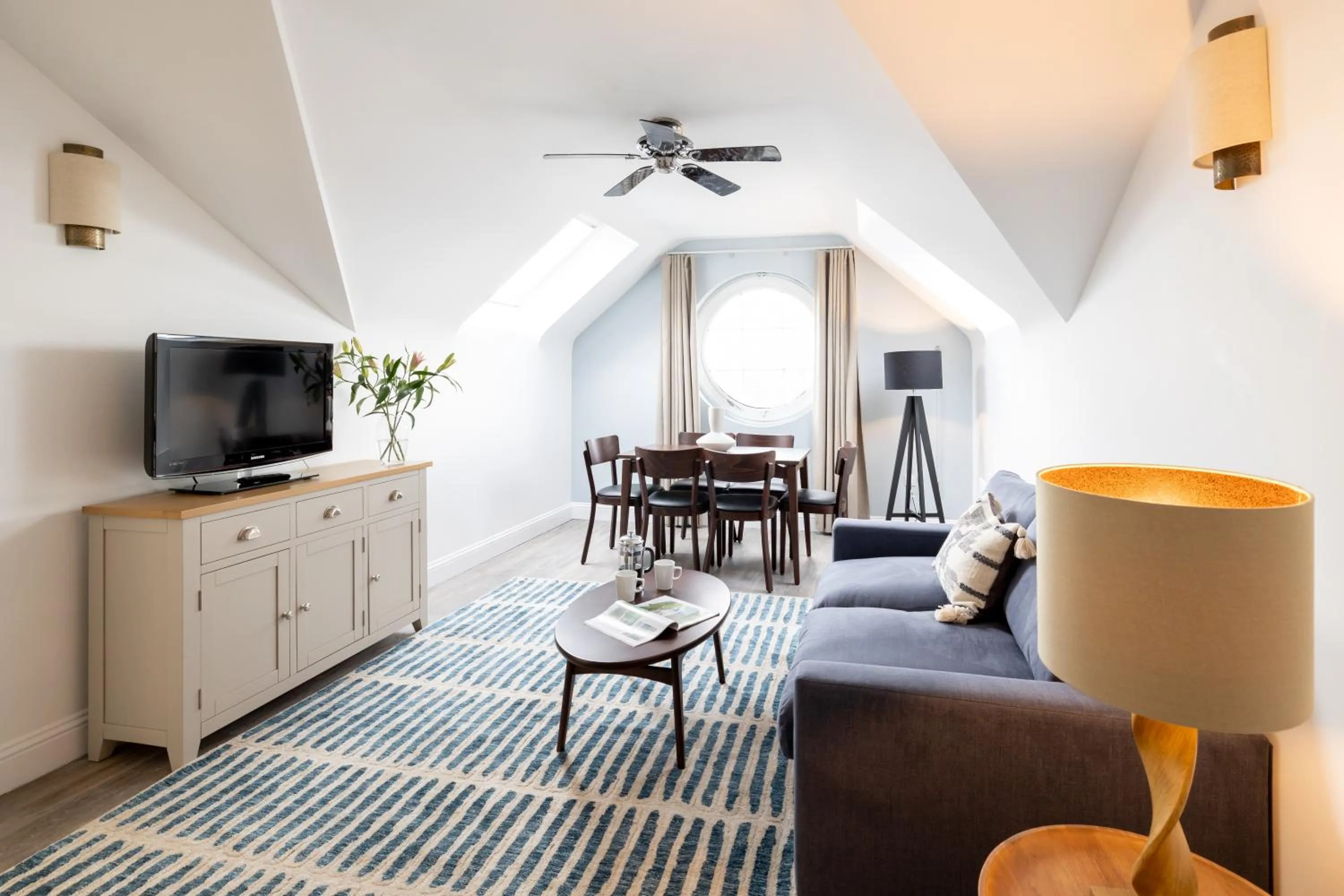 Living room in SACO Jersey - Merlin House