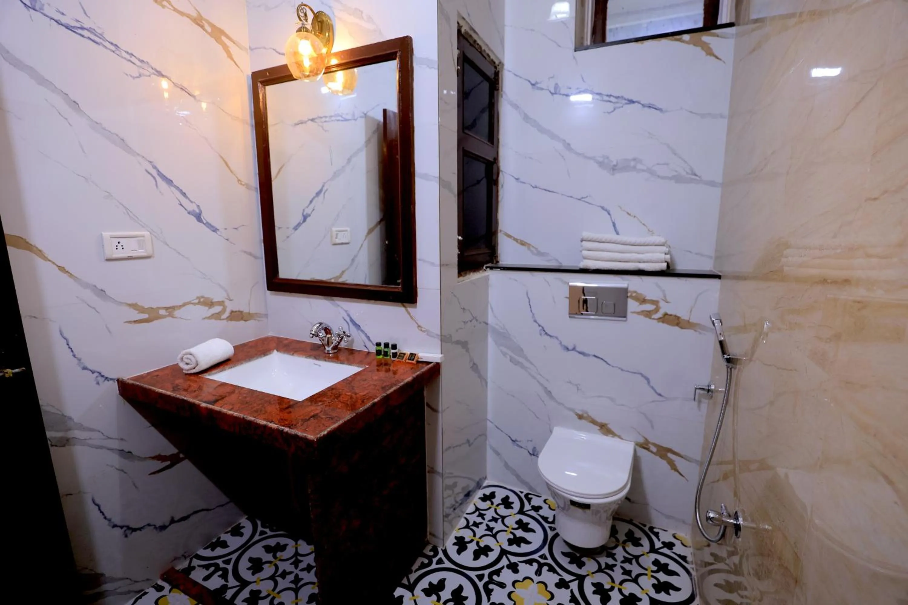 Bathroom in Satyam Palace Resort