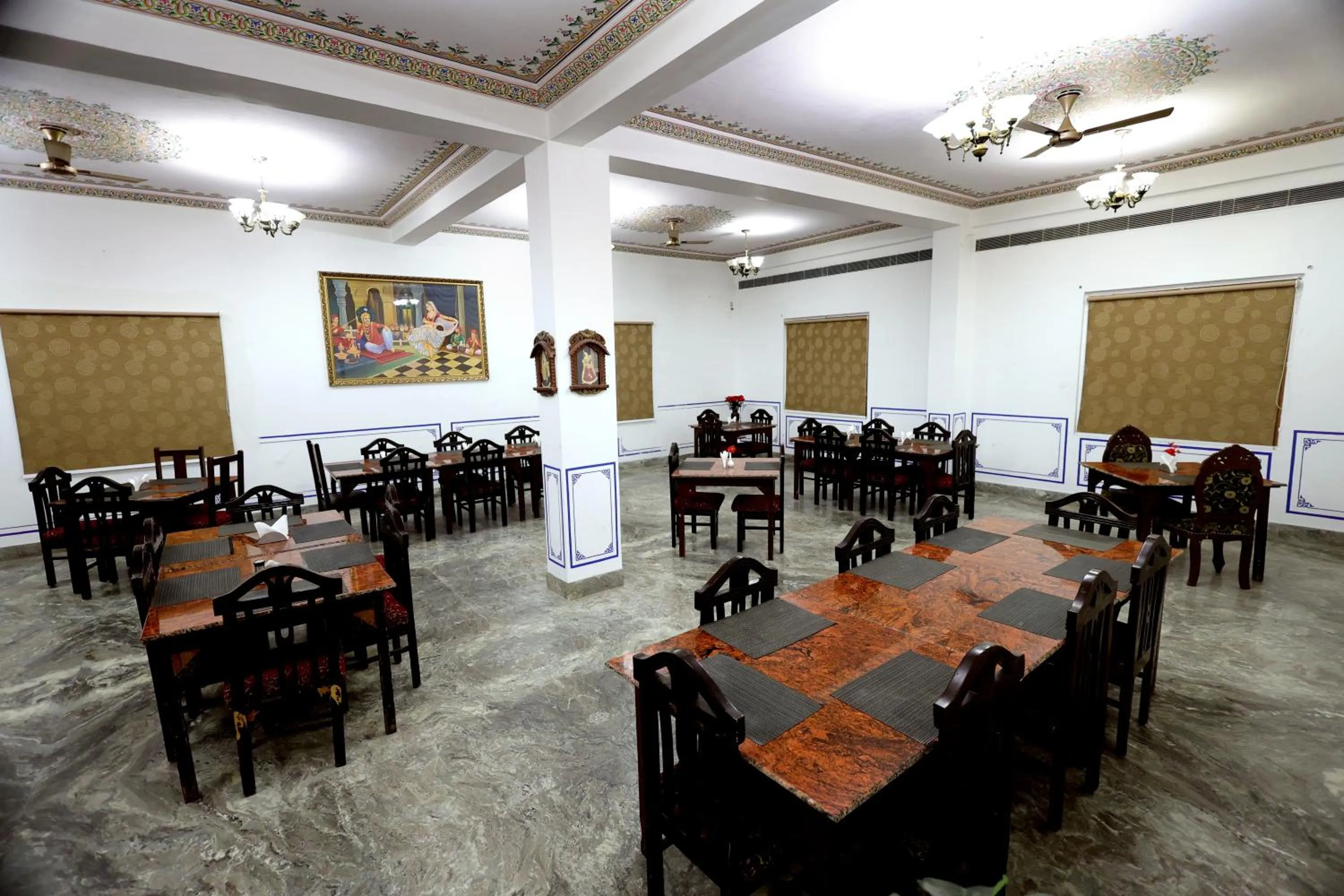 Restaurant/places to eat in Satyam Palace Resort