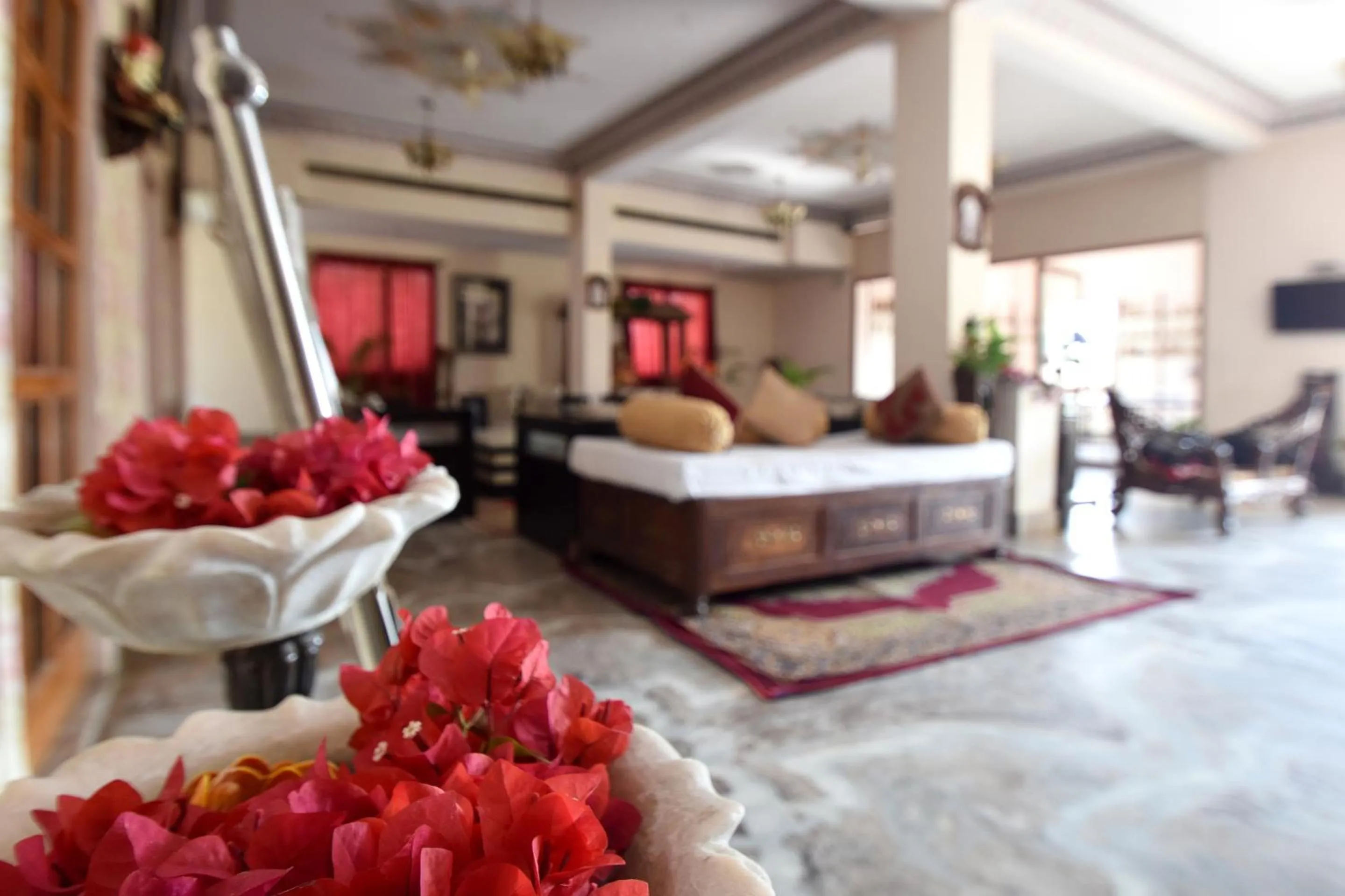 Lobby or reception in Satyam Palace Resort