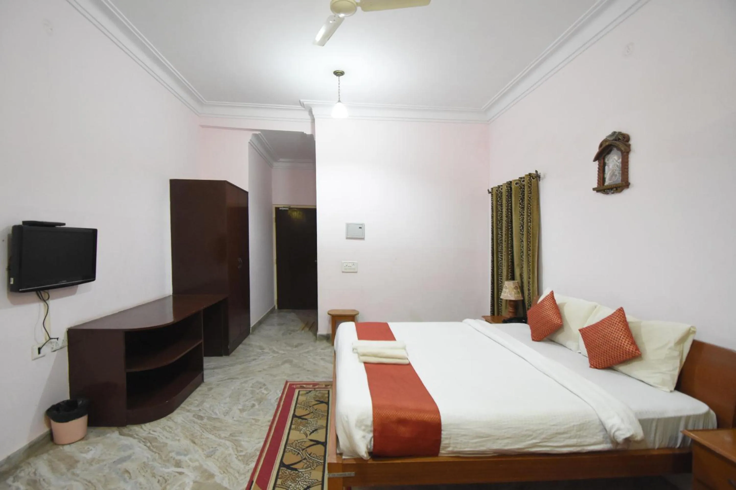 Bedroom in Satyam Palace Resort
