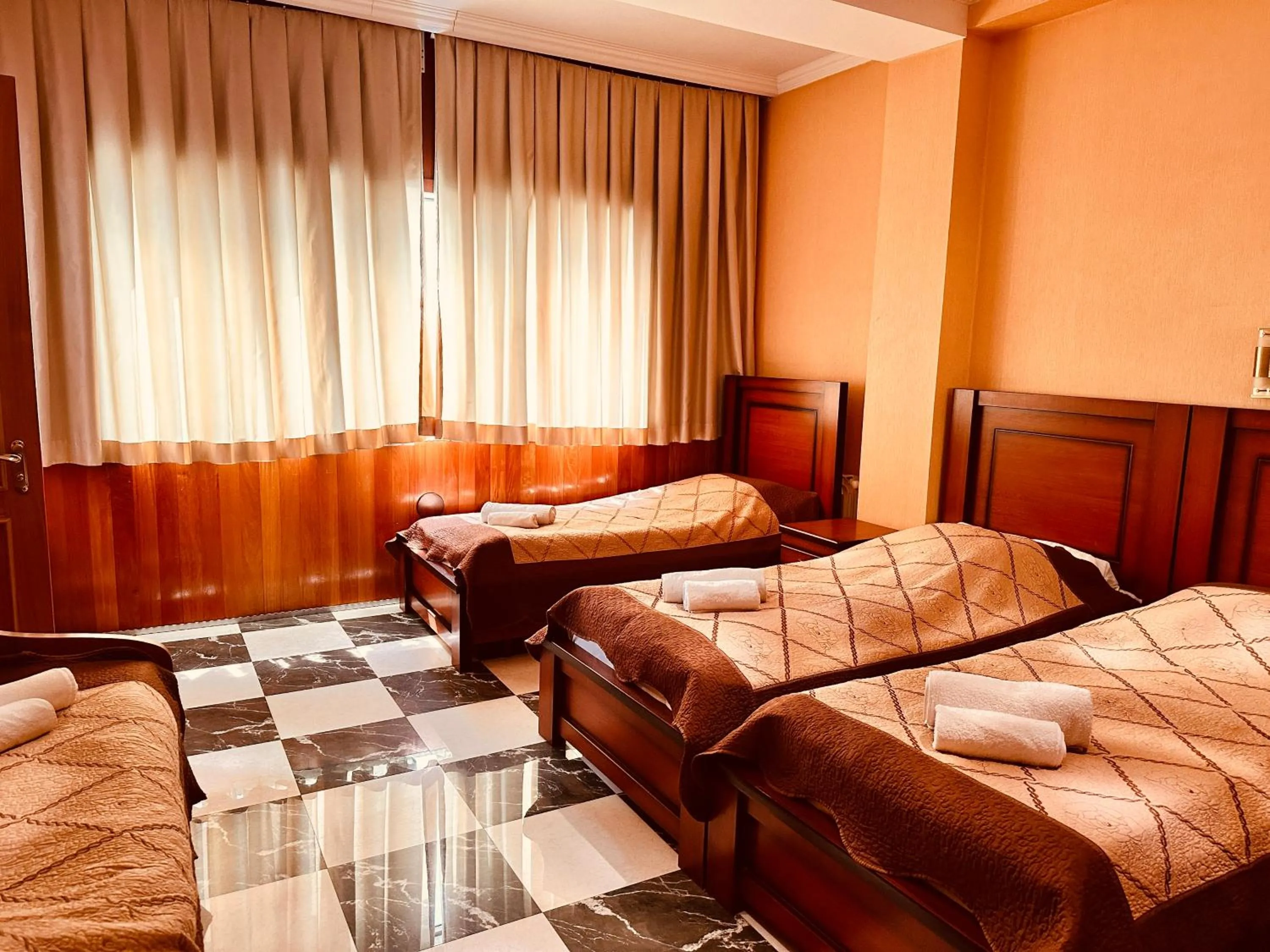 Bed in Iceberg Hotel